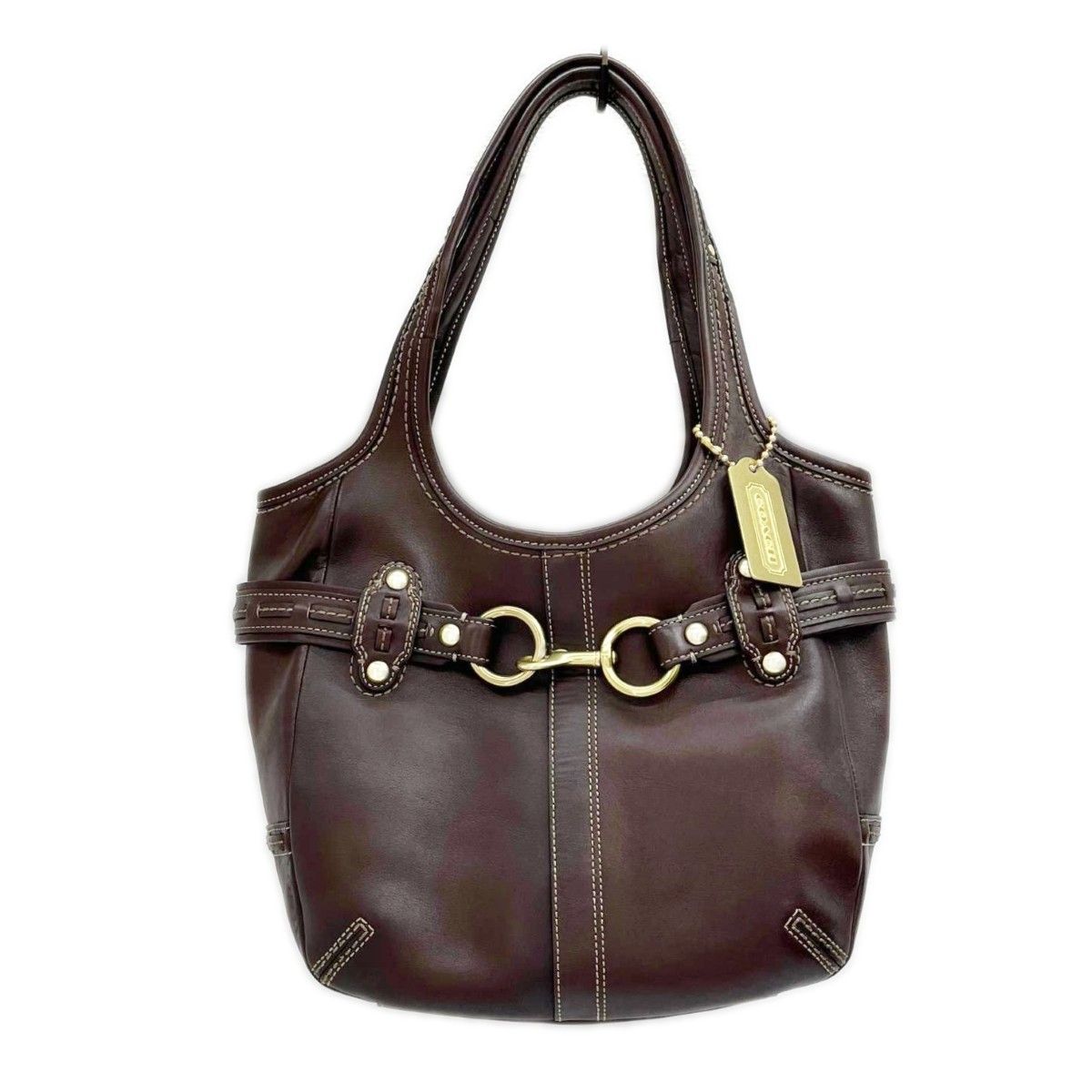 COACH コーチ ハンドバッグ オールドコーチ レザー レディース F11303 ブラウン