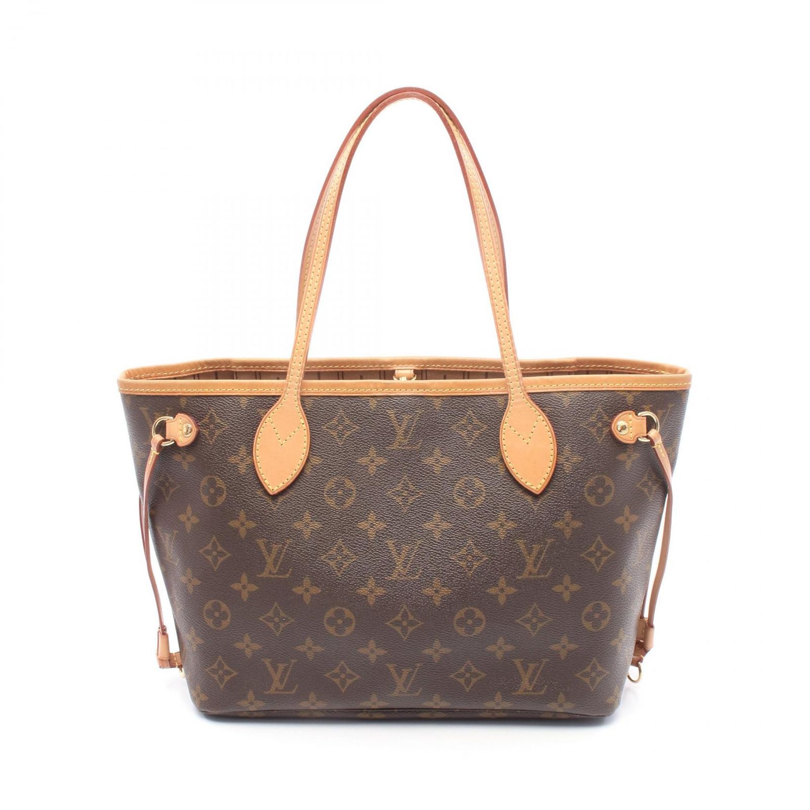 ルイ・ヴィトン LOUIS VUITTON トートバッグ ネヴァーフルPM モノグラム M40155 PVCコーティングキャンバス レザー ネヴァーフルPM レディース Used A