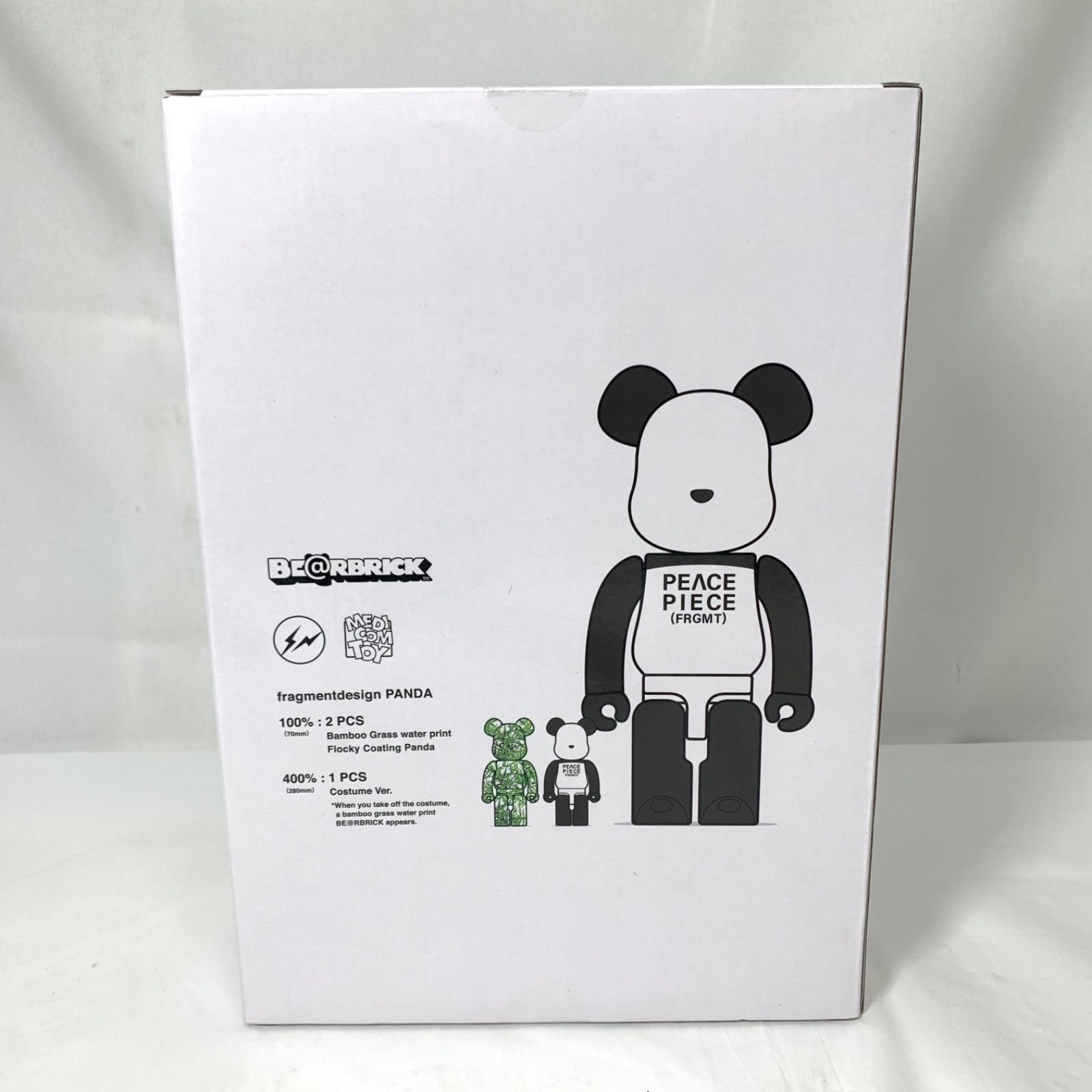【未開封品】ベアブリック Be@crick PEACE PIECE （FRGMT）400%:1pcs / 100%:2pcs　　M80512-10