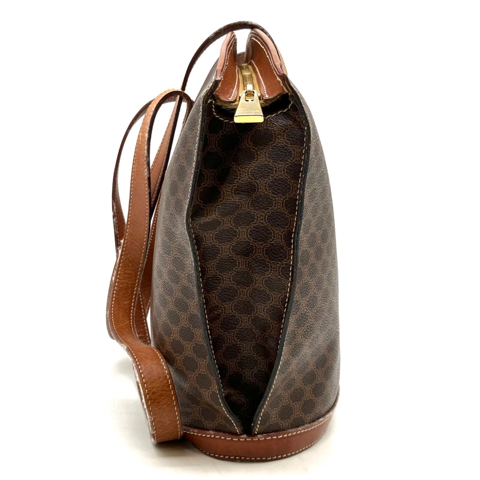 美品 CELINE マカダム柄 ショルダーバッグ CELINE（セリーヌ） ショルダーバッグ マカダム デニム ブルー