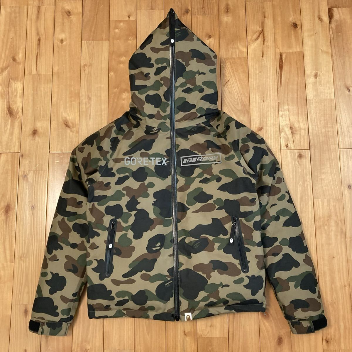 GORE TEX × BAPE CAMO ダウンジャケット Sサイズ Hoodie Down Jacket a 