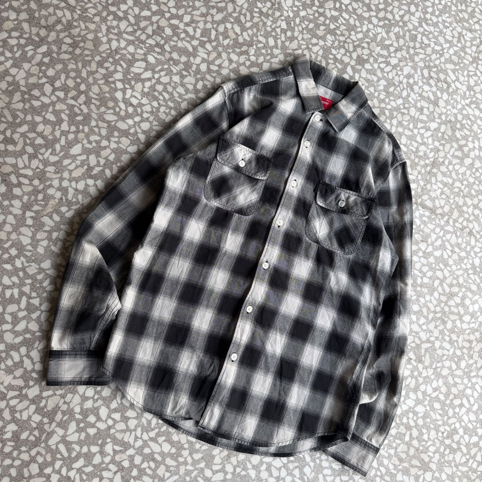 Supreme / 10's shadow check shirt sizeM オールドシュプリーム