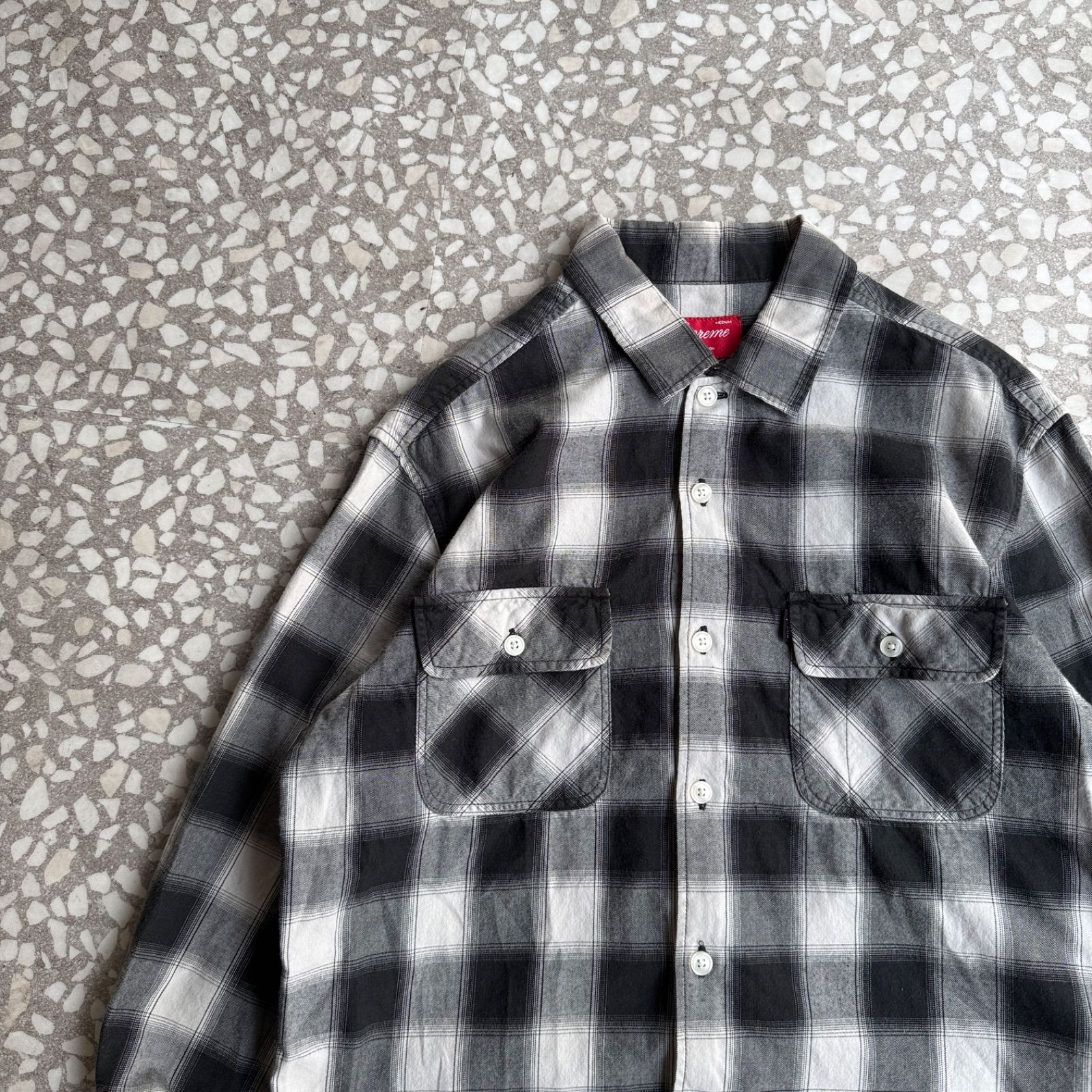 Supreme / 10's shadow check shirt sizeM オールドシュプリーム