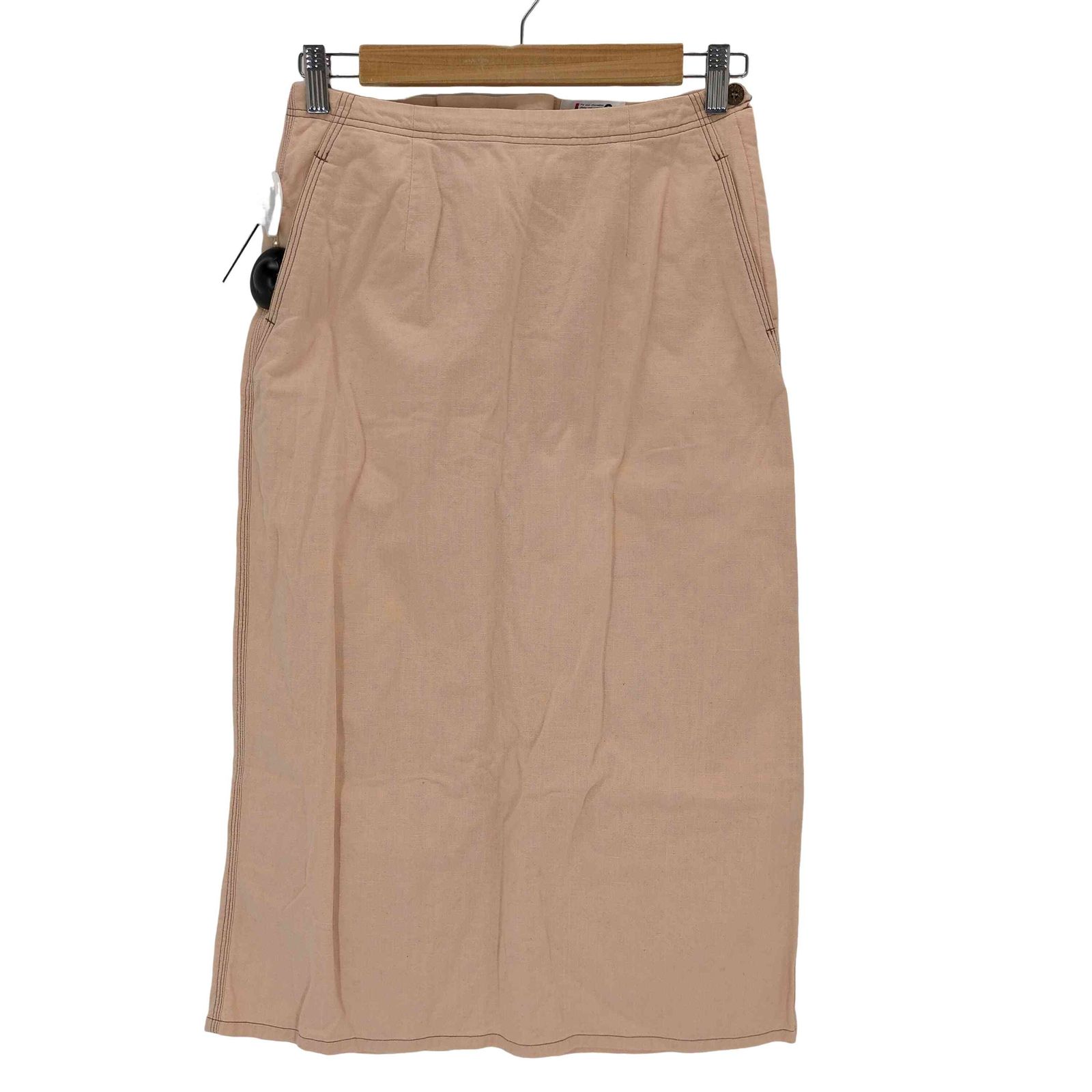 アイエスイッセイミヤケ I.S. ISSEY MIYAKE 90s レースアップスリットスカート レディース 表記無