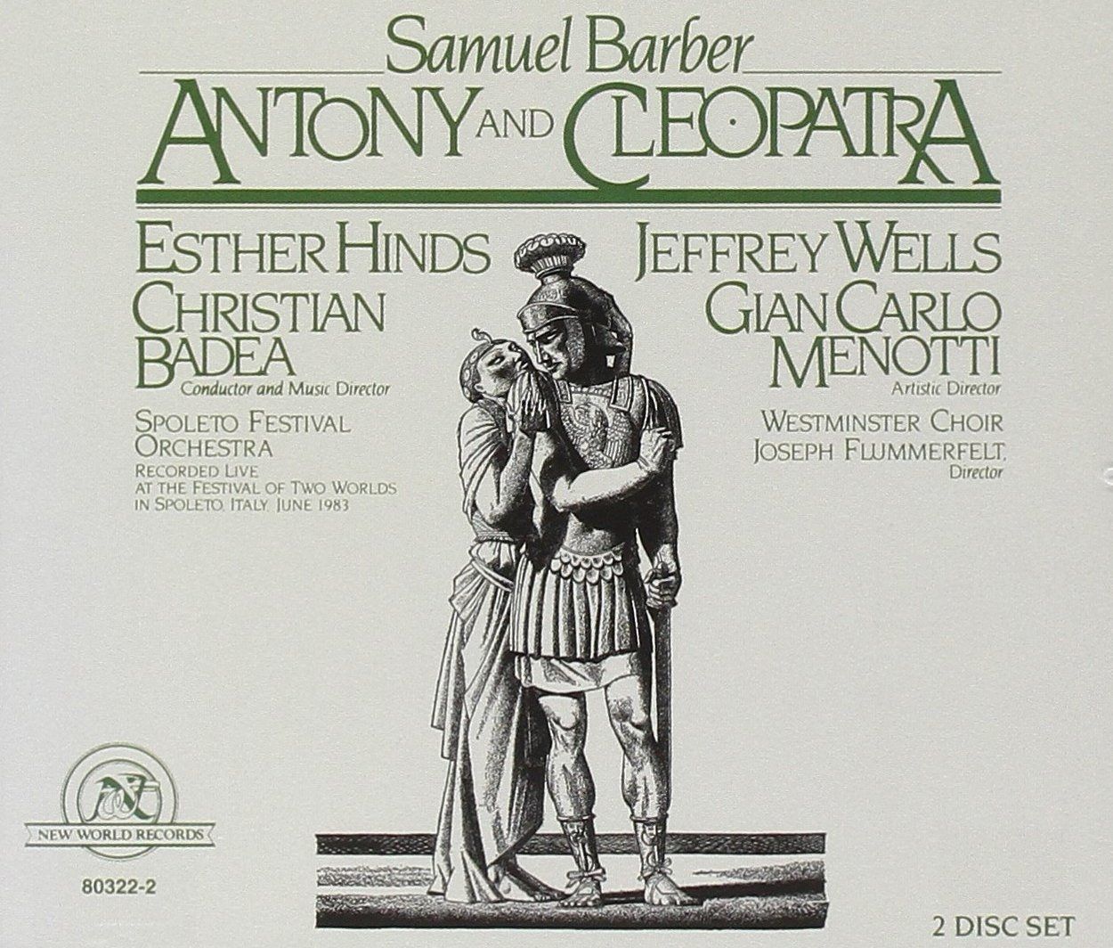 【CD】Samuel Barber: Antony and Cleopatra