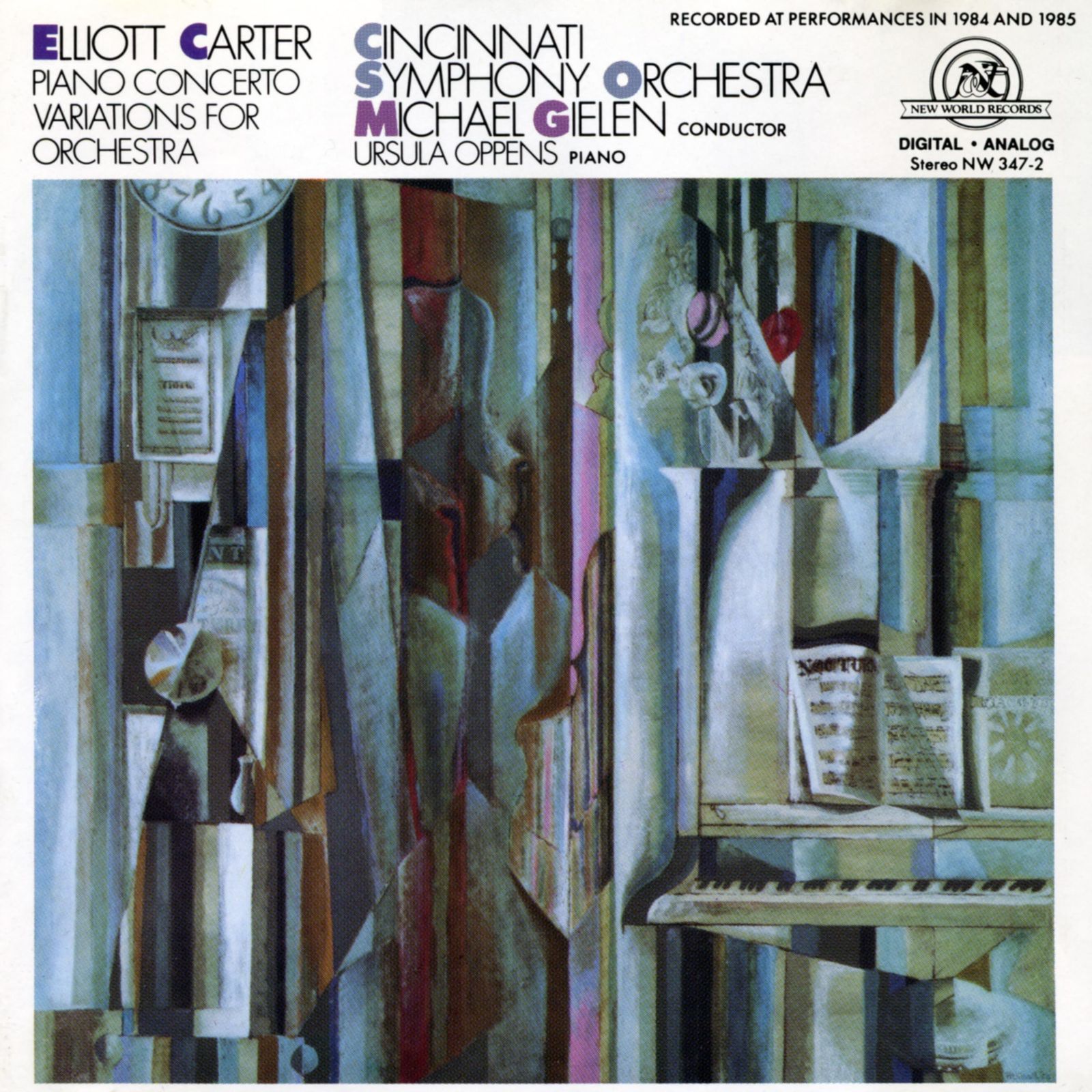 【CD】Elliott Carter: Piano Concerto