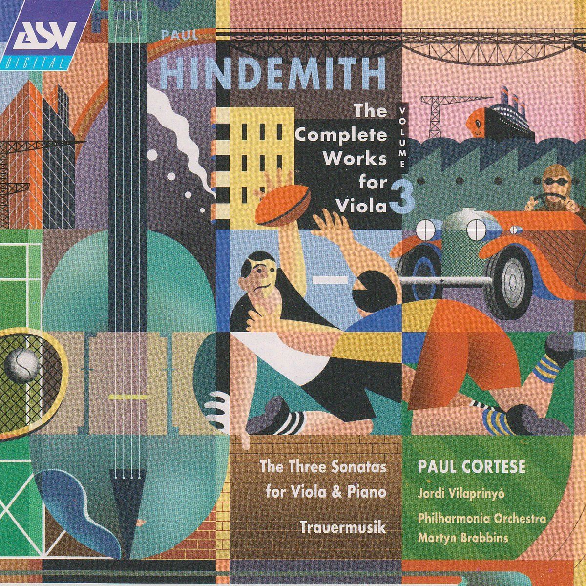 【CD】Hindemith;Works for Viola 3