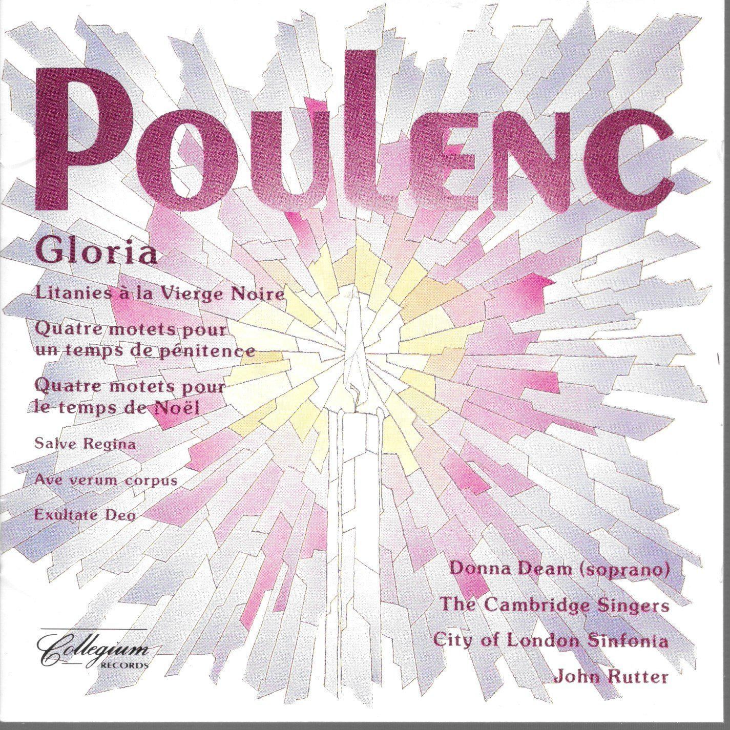 【CD】Poulenc;Gloria