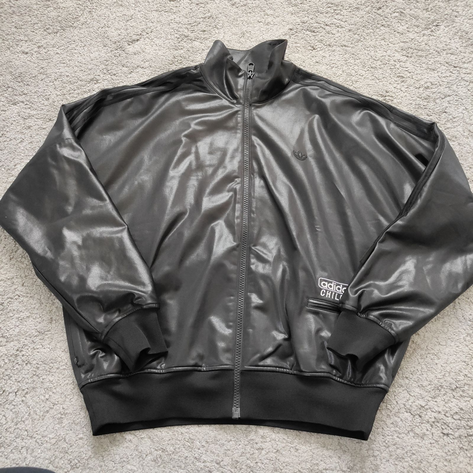 ADIDAS BLUE VERSION アディダス ブルーバージョン 【サイズ】 XL　トラックジャケット　ジャージ　コーティング加工　メンズ　中古　古着