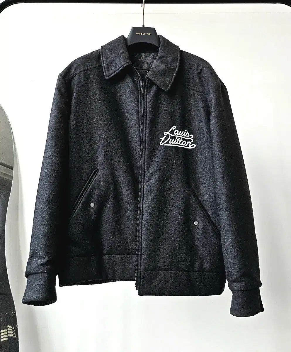 (S+級/50 size) ルイヴィトン NIGO®® リー®® リバーシブル ブルゾン ジャケット ハングルタグ