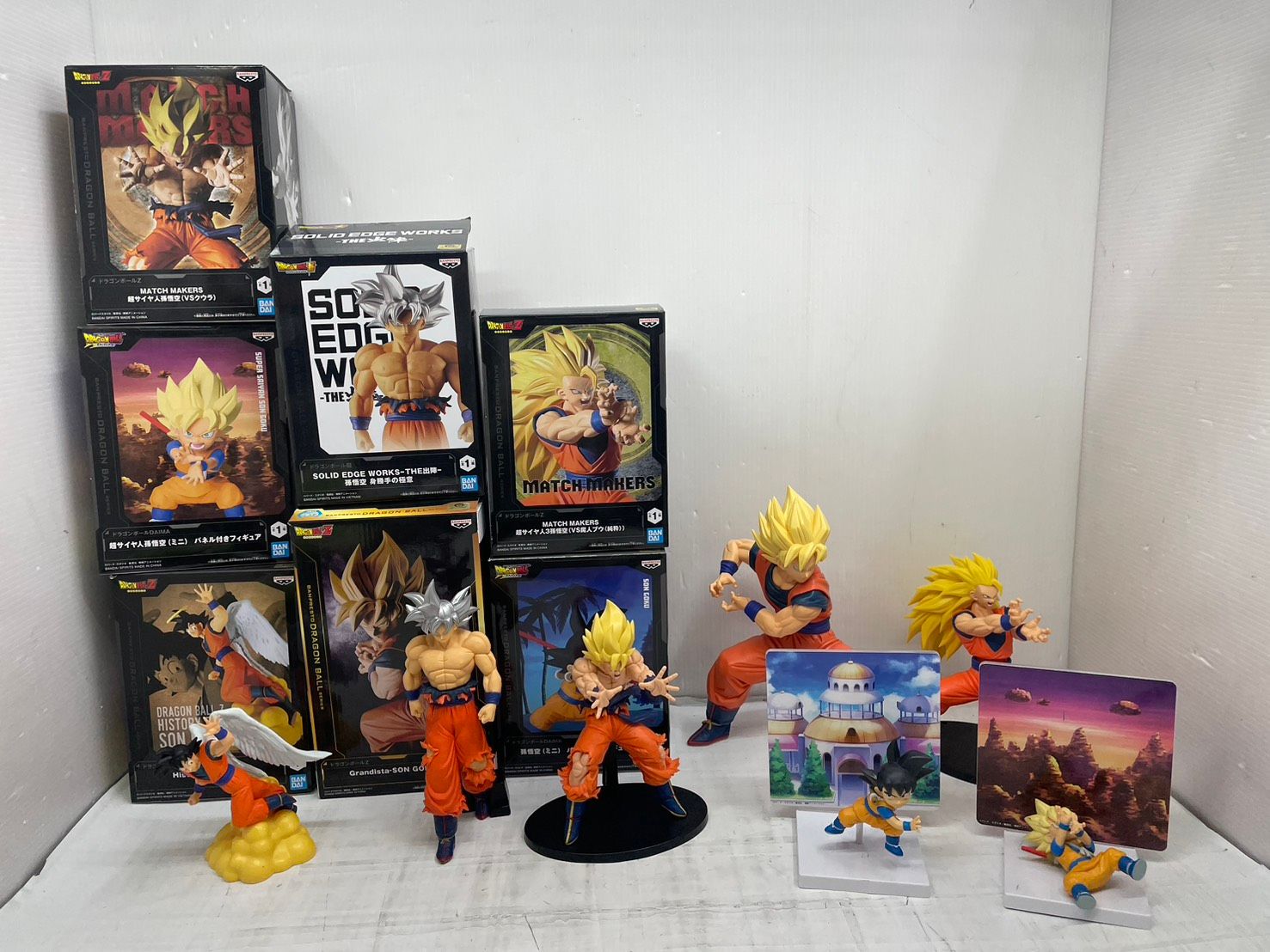 送料無料h14358 BANDAI バンダイ バンプレスト ドラゴンボールZ 孫悟空 超サイヤ人 フィギュア おもちゃ まとめ