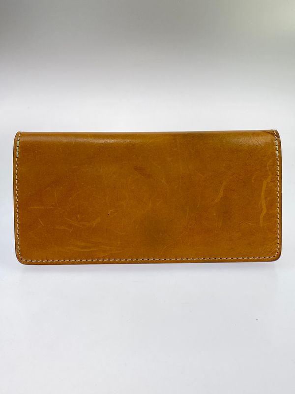 【中古品】 DOLCE VITA ドルチェヴィータ LEATHER LONG WALLET CAMEL レザー ロングウォレット 長財布 革 【200-260512-em-13-min】