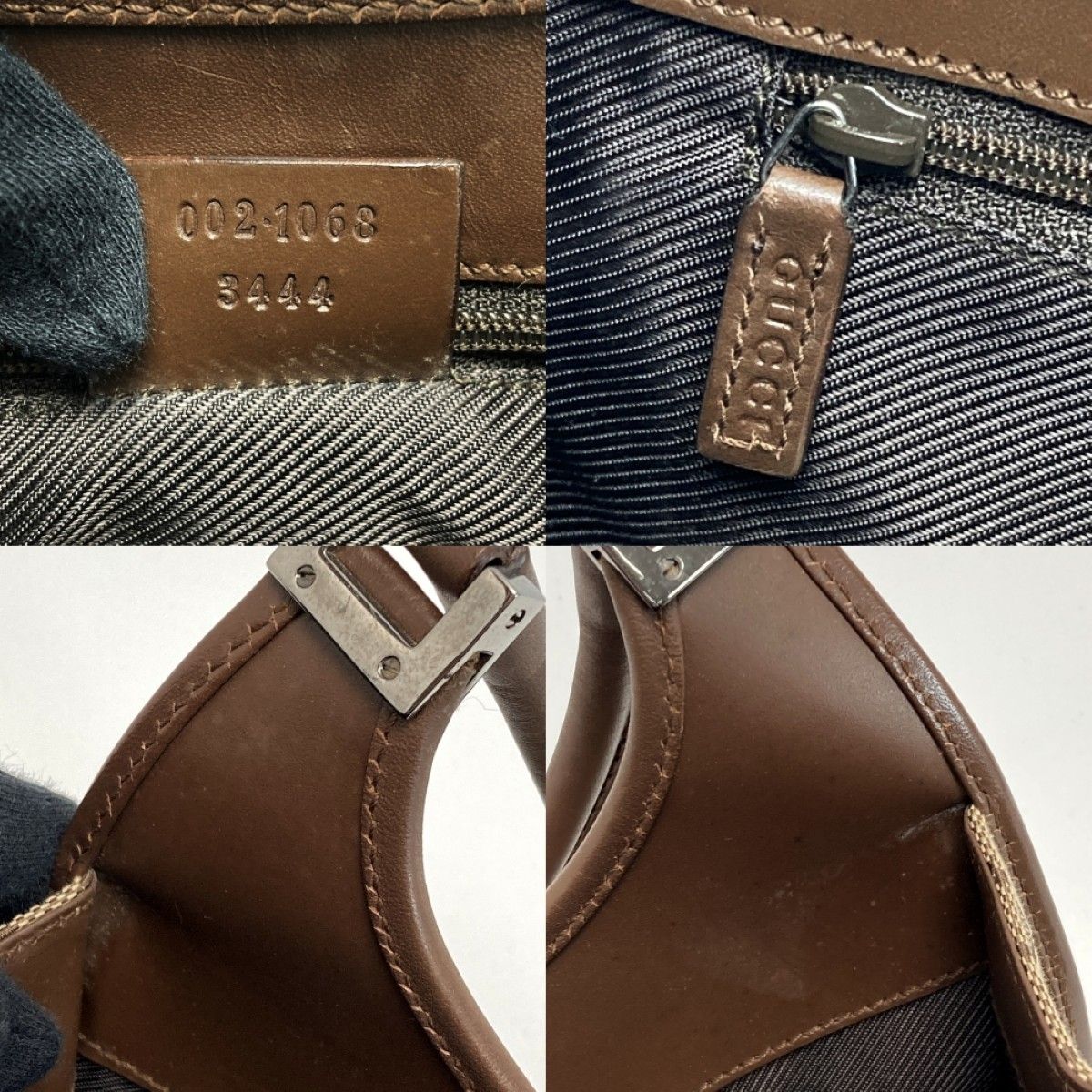 GUCCI グッチ GGキャンバス ジャッキー ハンドバッグ 002.1068