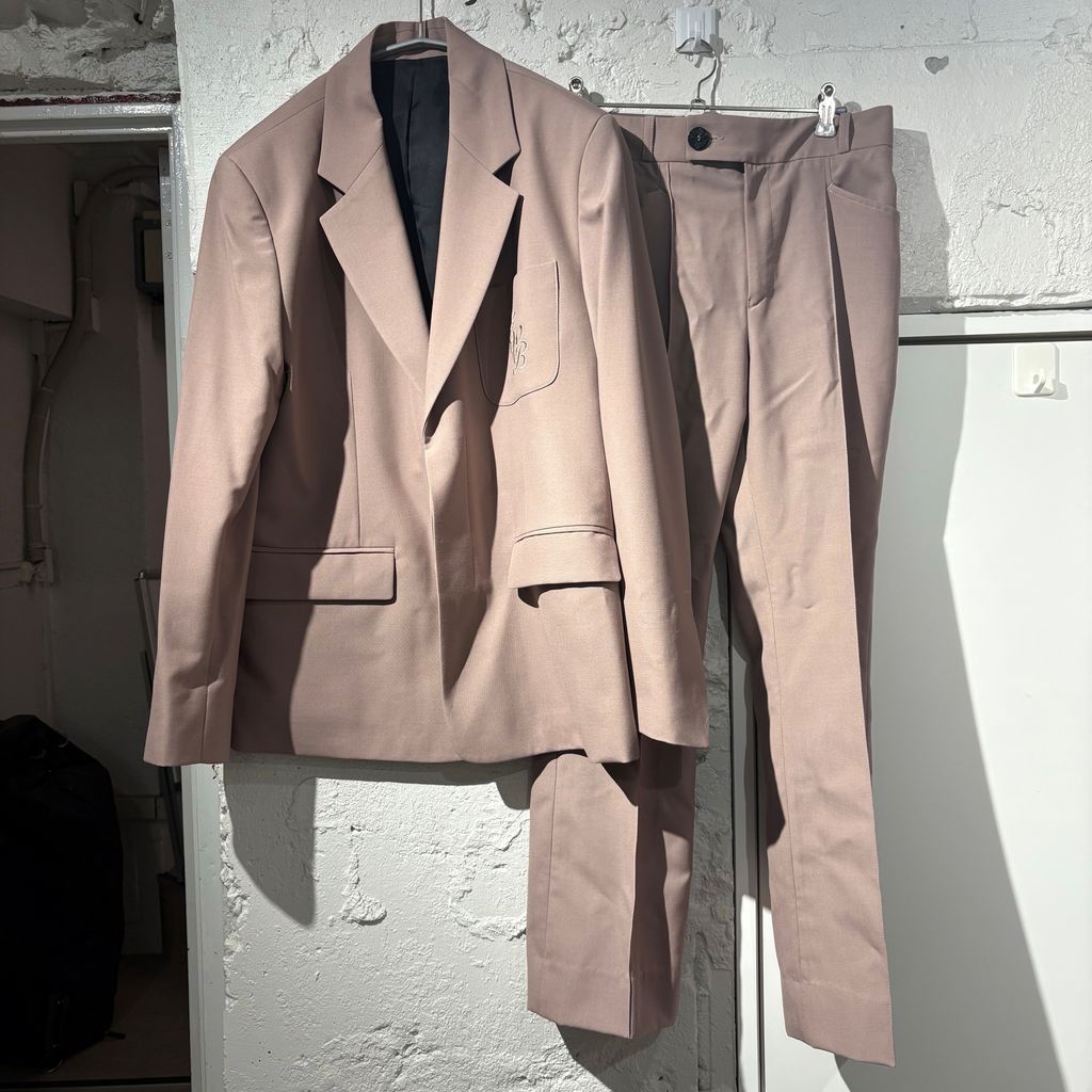 ERNEST W. BAKER アーネストダブルベーカー 21SS Set Up セットアップ ダスティーピンク size:ジャケット M パンツ S 【表参道B05】