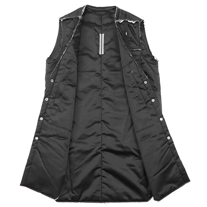 美品】Rick Owens リックオウエンス パデッドロングベスト サイズ 48 