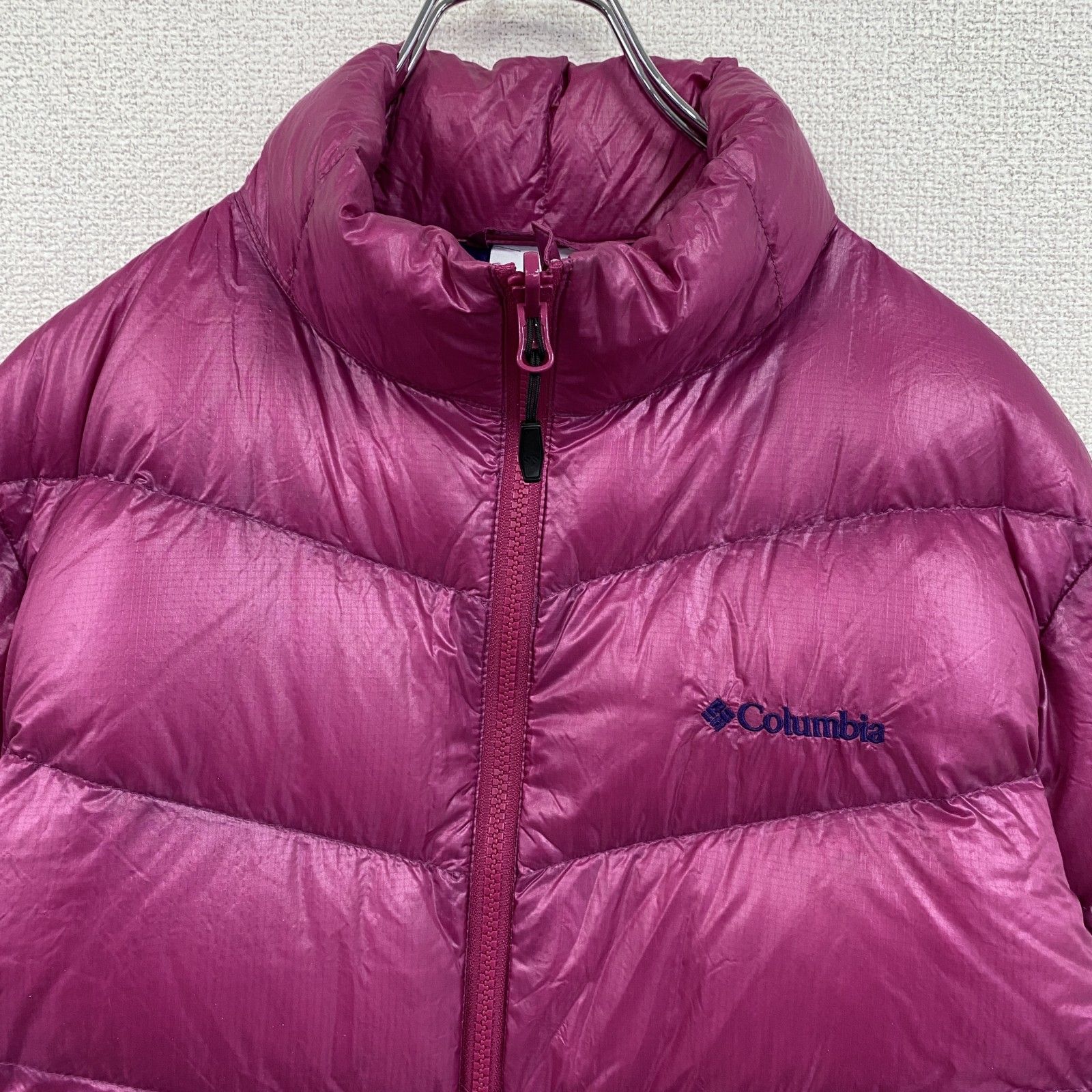 Columbia コロンビア ダウンジャケット ダウン90% ピンク XLサイズ 