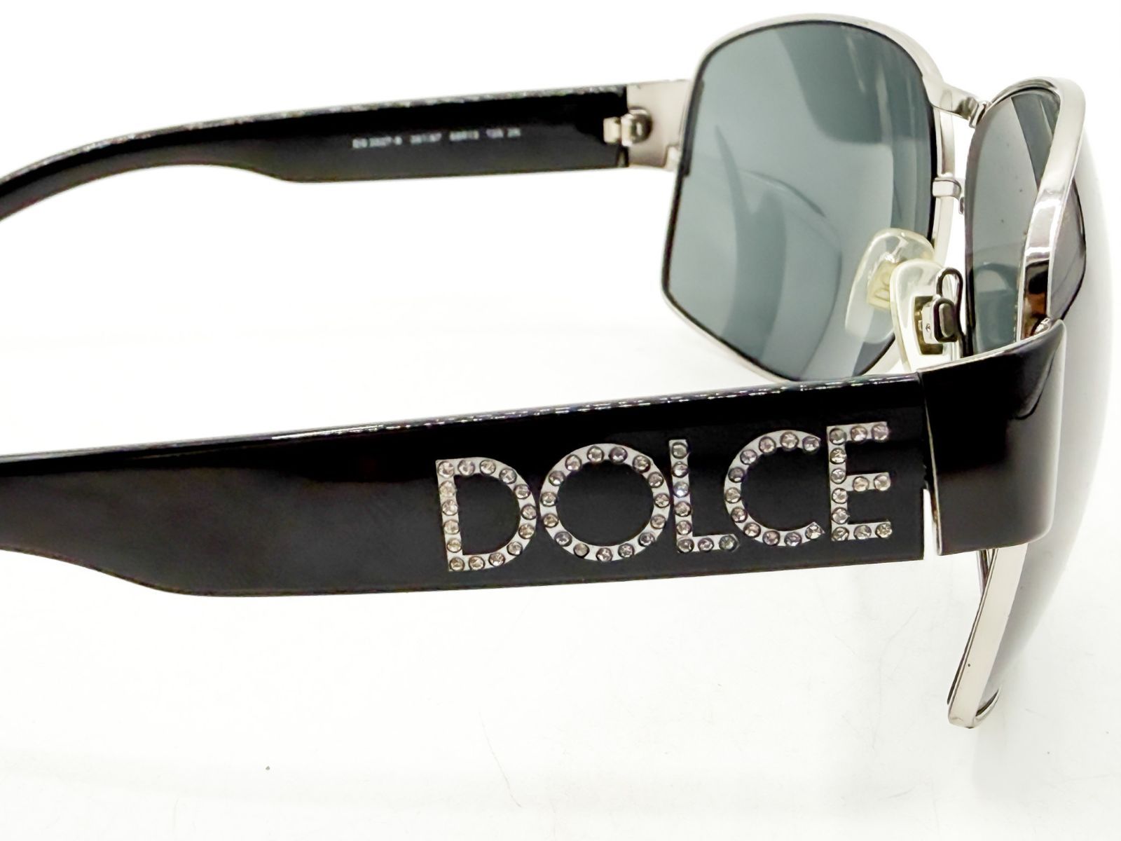DOLCE&GABBANA DG2027-B ラインストーン サングラス ケース付 - メルカリ
