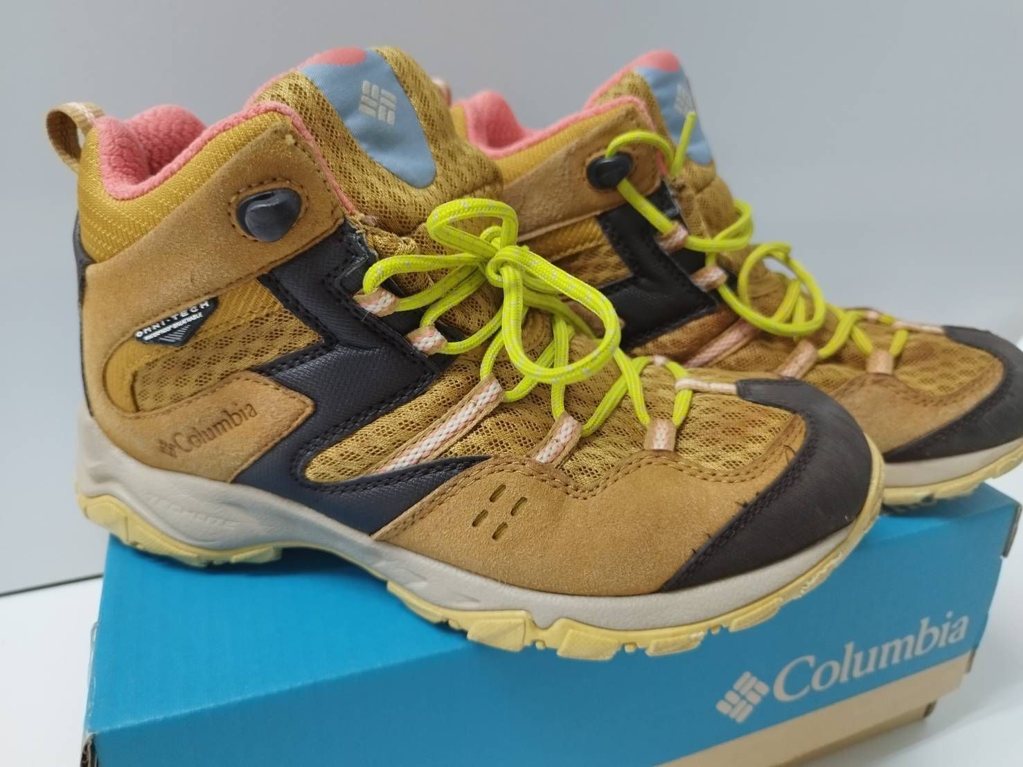 良品】Columbia コロンビア Saber Ⅲ Mid Omni-Tech/登山靴/23.5cm 