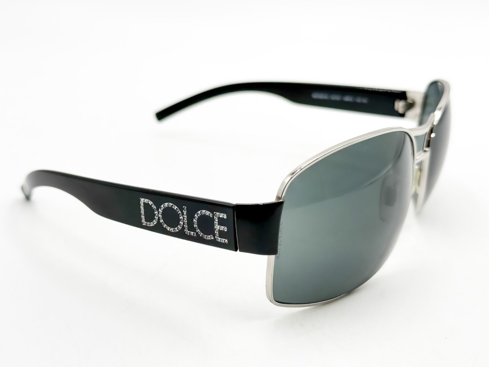 DOLCE&GABBANA DG2027-B ラインストーン サングラス ケース付 - メルカリ