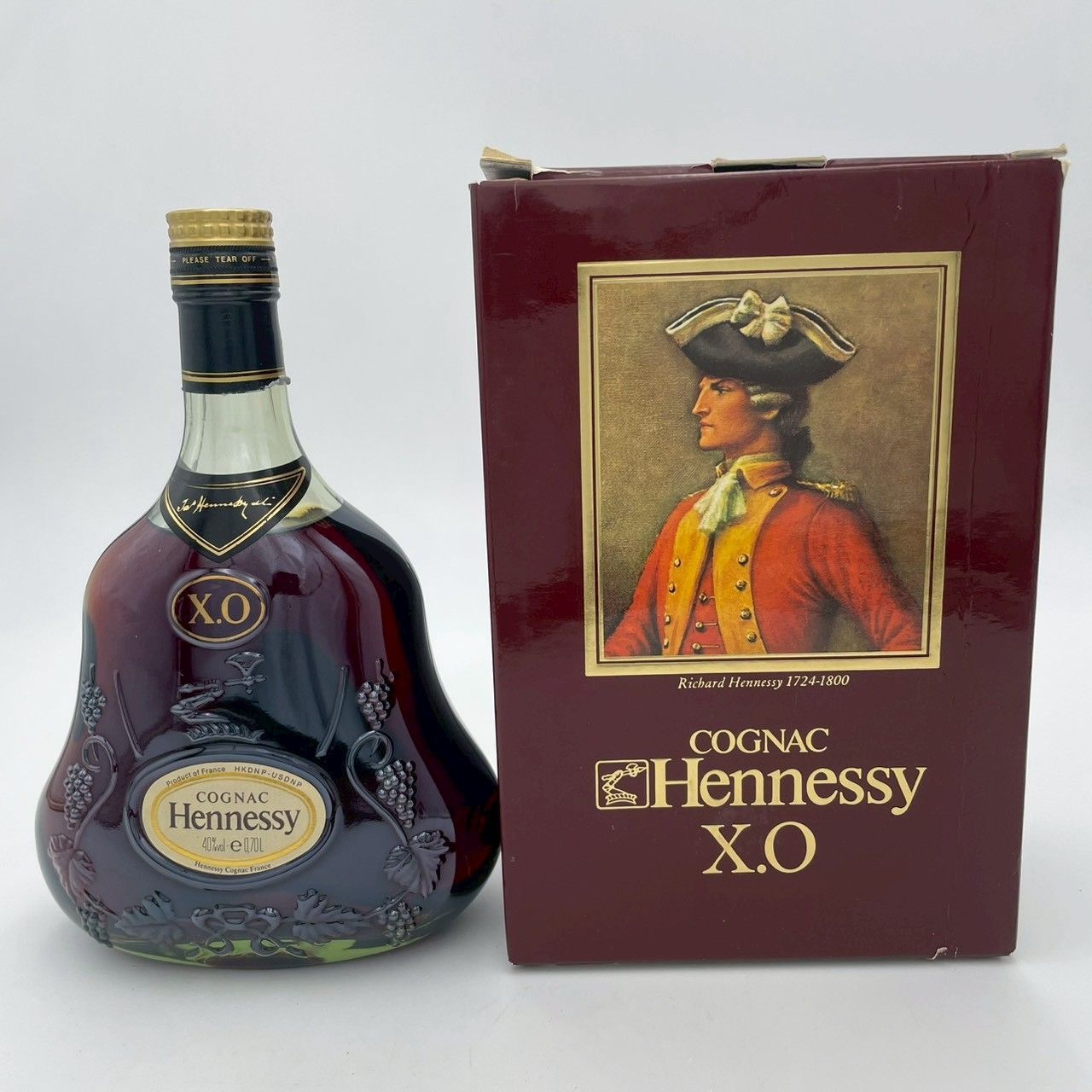 HENNESSY X.O ヘネシー 金キャップ グリーンボトル コニャック