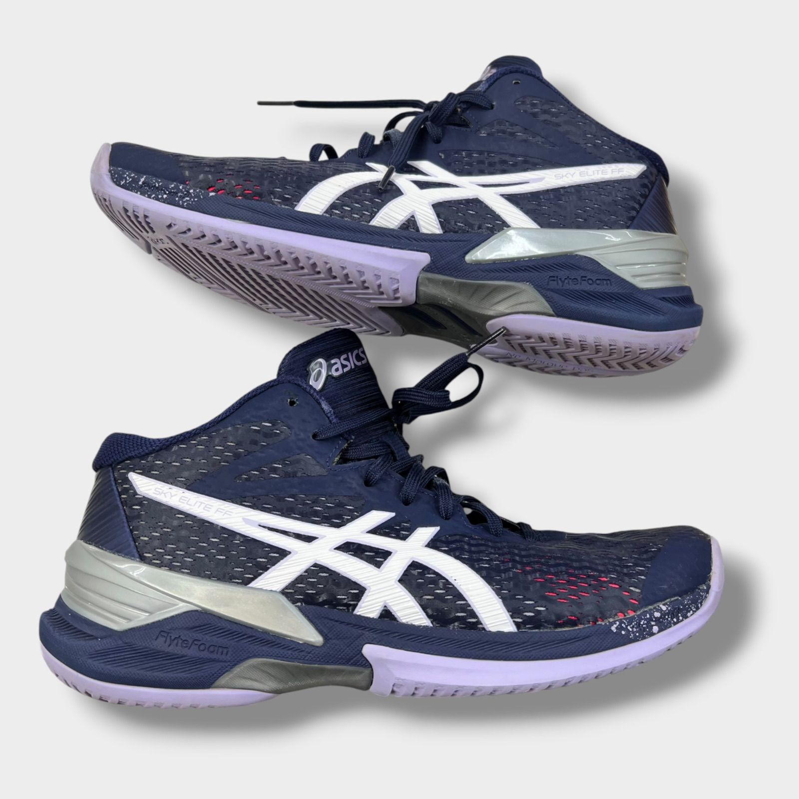 ASICS SKY ELITE FF MT バレーボールシューズ ネイビー 26cm スカイ
