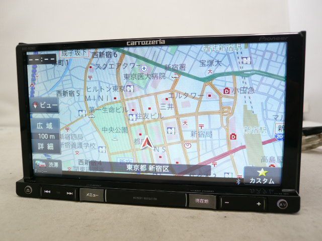 【中古】 HDMI対応 2025年版 カロッツェリア AVIC-RZ802-D メモリーナビ 地デジ/フルセグ/DVD/CD/SD/iPod/USB/ブルートゥース/ハンズフリー