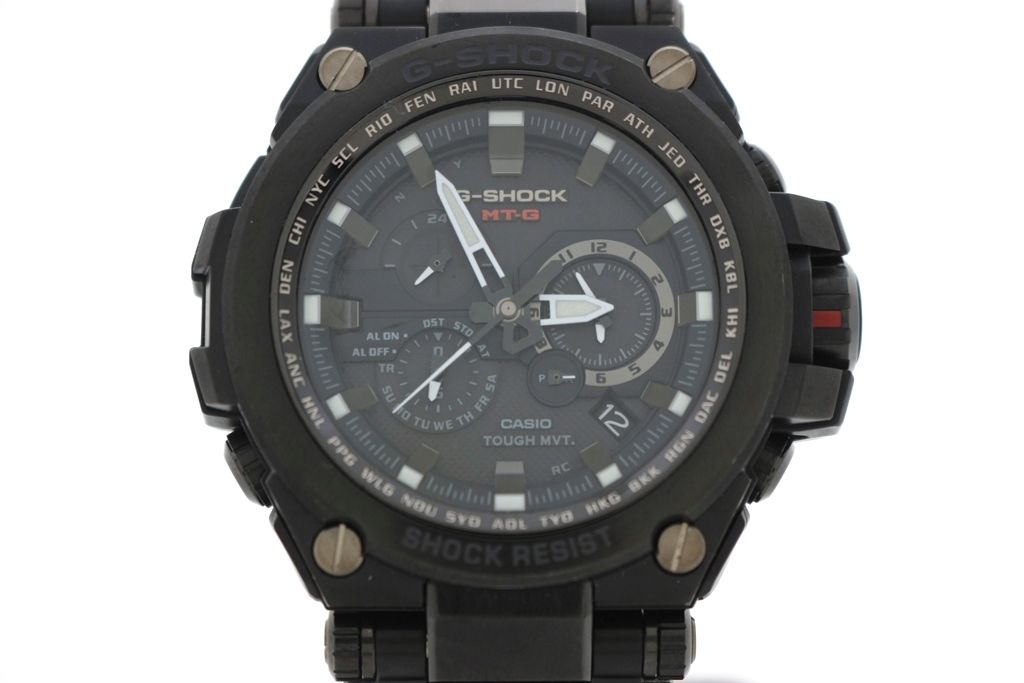 CASIO カシオ G-SHOCK ジーショック MT-G MTG-S1000BD-1AJF ステンレススチール ブラック メンズ 電波ソーラー 2148103957970 【200】【中古】