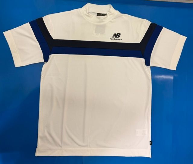 【新品未使用品】ニューバランス ゴルフ メンズ ウェア モックネック 半袖 new balance GOLF（葛西店）