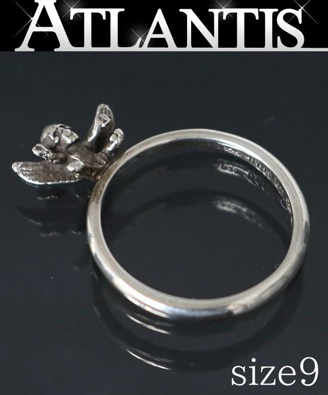 CHROME HEARTS 銀座店 クロムハーツ フォティミスラレーン バブルガム スタンドアップ リング 指輪 メンズ SV925 約9号 102843