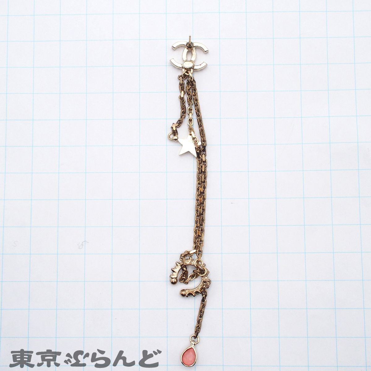 シャネル CHANEL ピアス ゴールド メタル ココマーク No.5 スター 