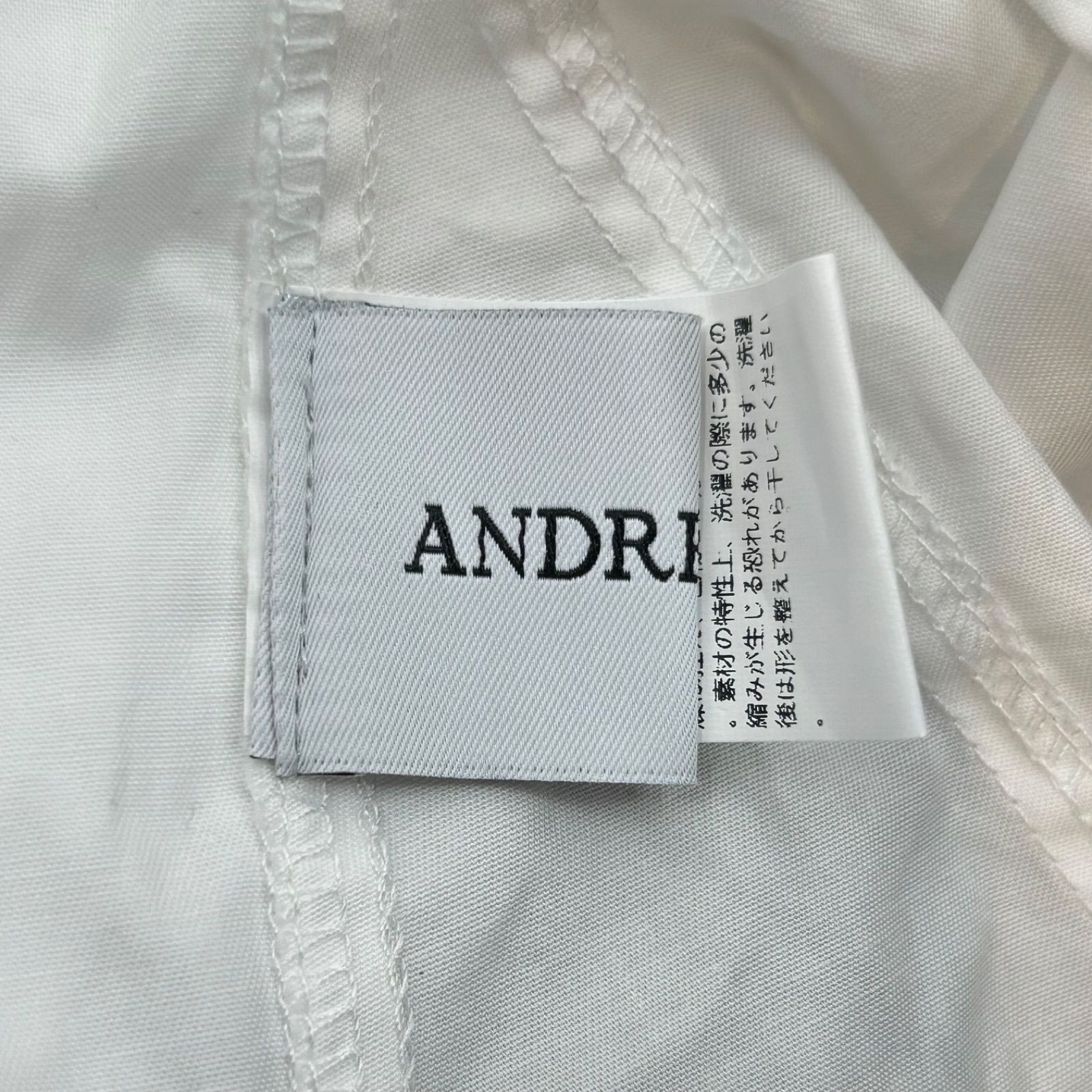 ANDREA&Co. アンドレアアンドコー ウエストレースアップブラウス 長袖 