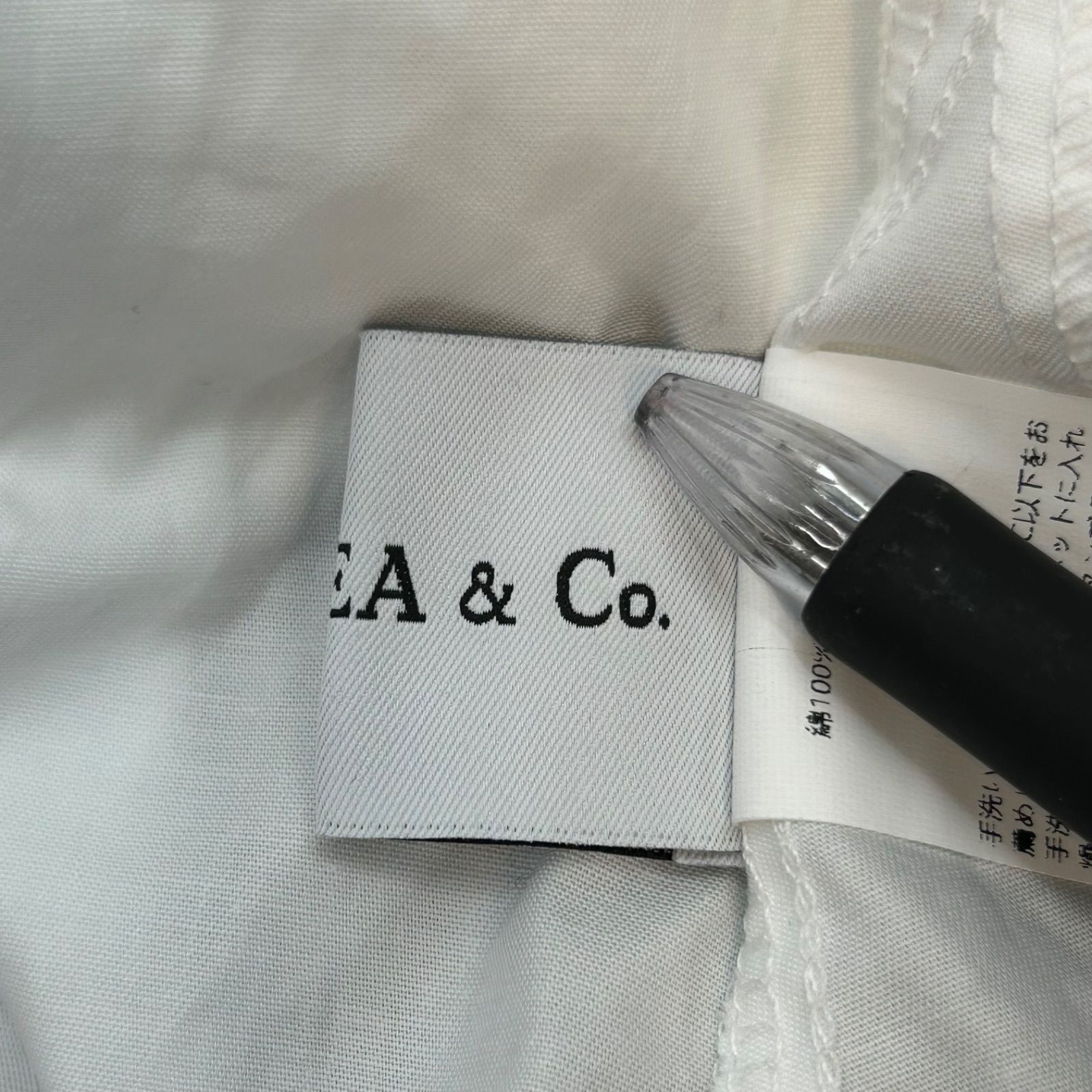 ANDREA&Co. アンドレアアンドコー ウエストレースアップブラウス 長袖
