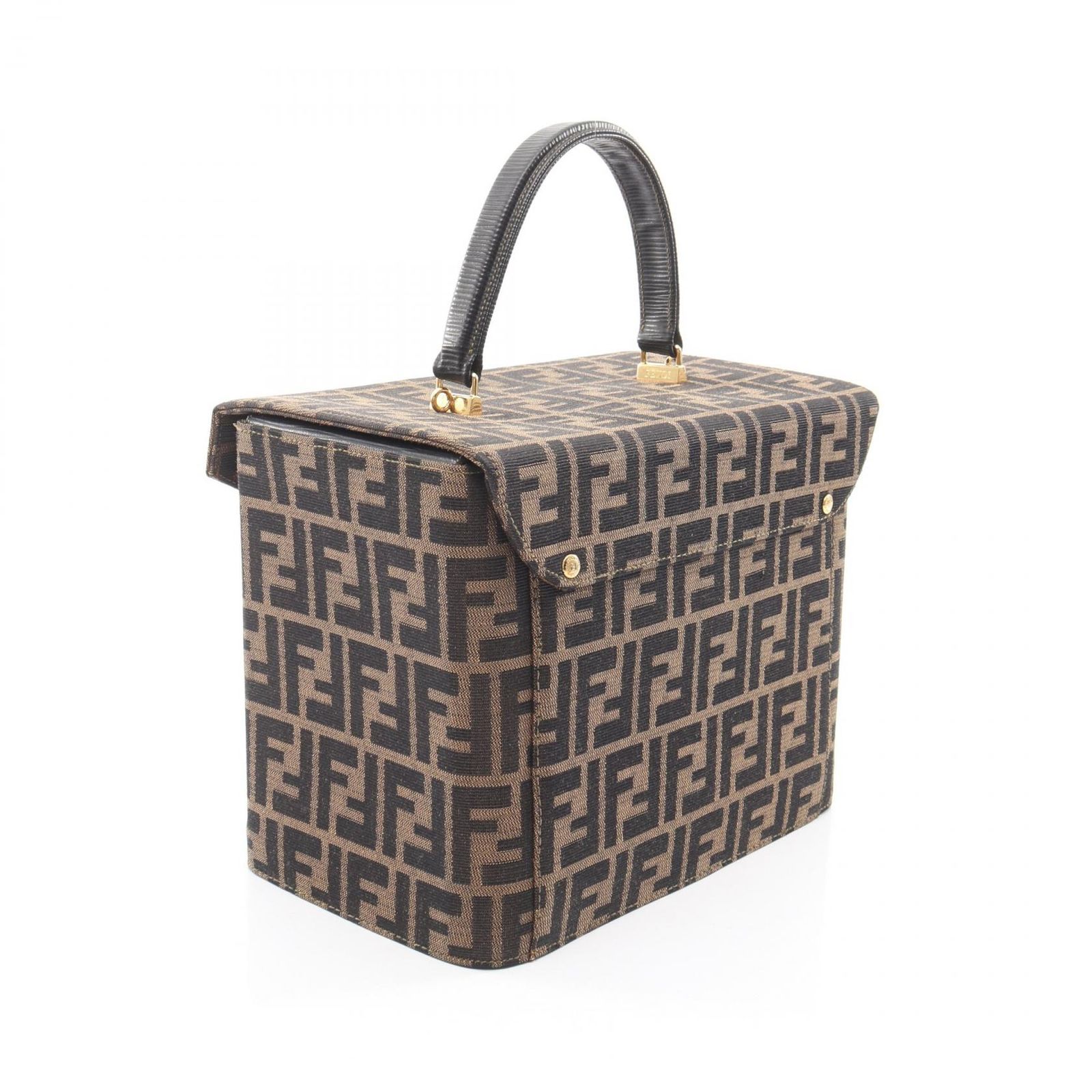 フェンディ FENDI ハンドバッグ ズッカ ブラウン/ダークブラウン
