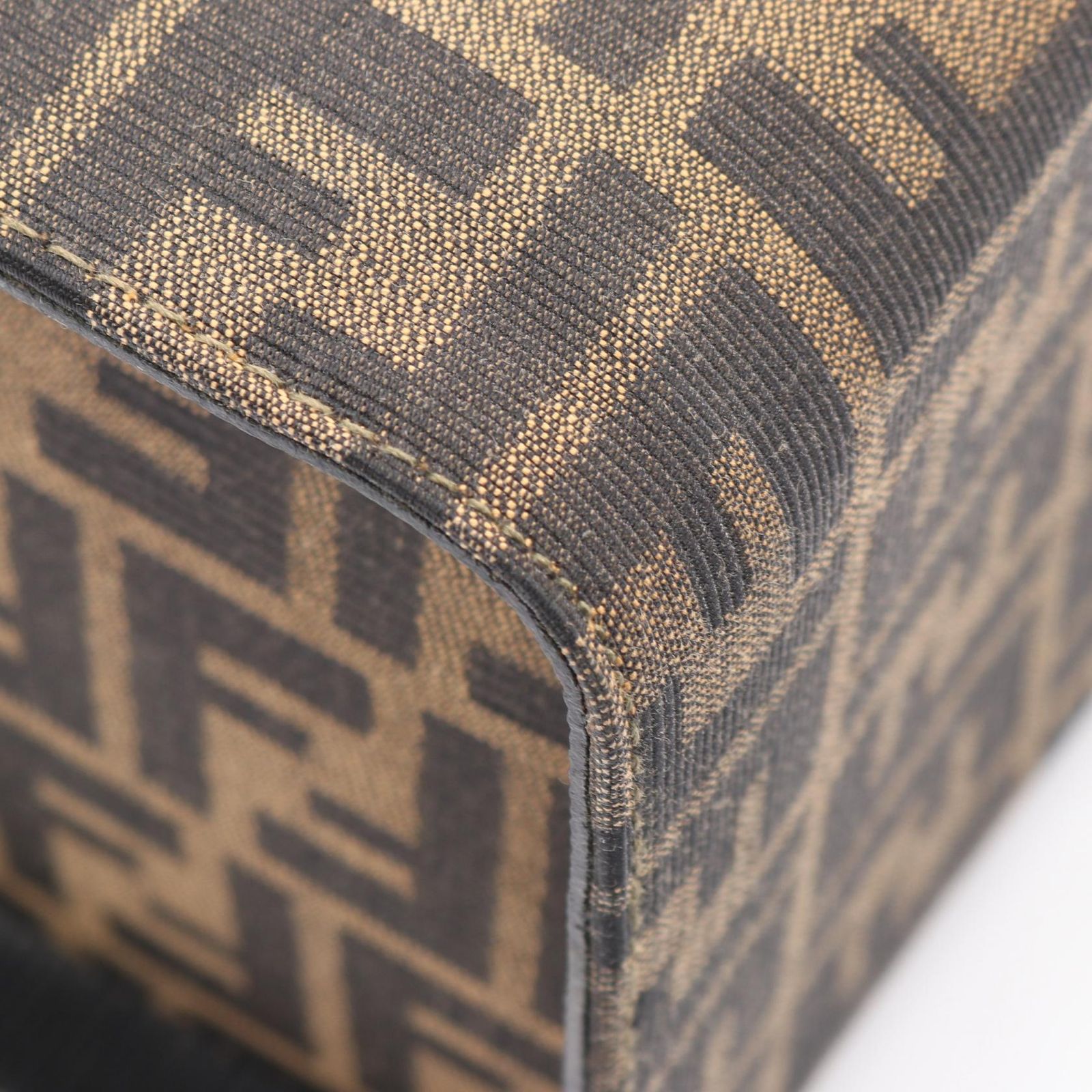 フェンディ FENDI ハンドバッグ ズッカ ブラウン/ダークブラウン