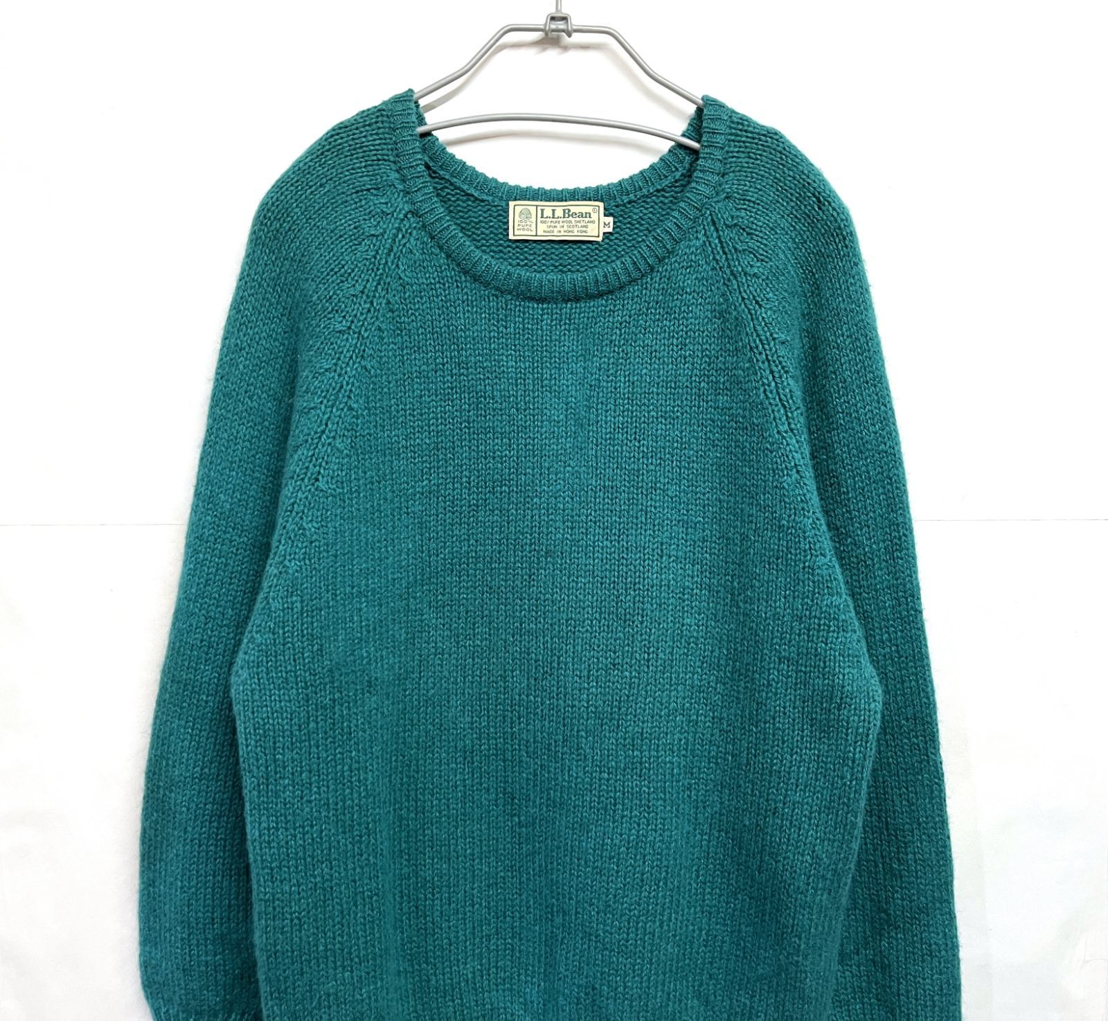 90s ヴィンテージ L.L.Bean｜エルエルビーン ウール クルーネック 