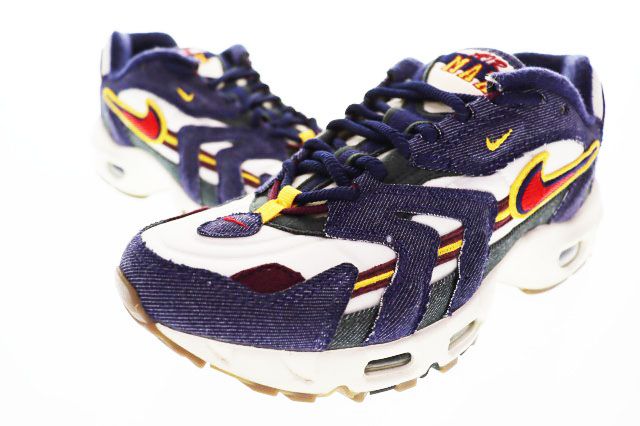 ナイキ NIKE AIR MAX 96 2 QS BLACKENED BLUE 26cm DJ6742-400 エア マックス ブラッケネド ブルー 【ブランド古着ベクトル】【中古】▲260511