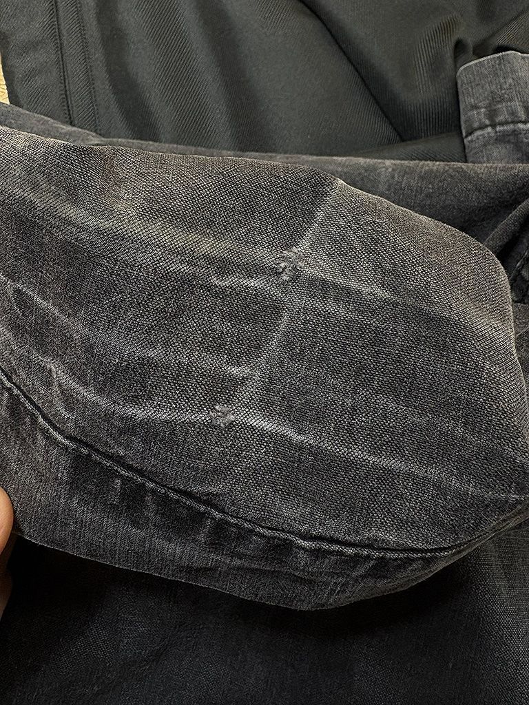 A.PRESSE Vintage Black Linen Trousers アプレッセ 25SS ヴィンテージ