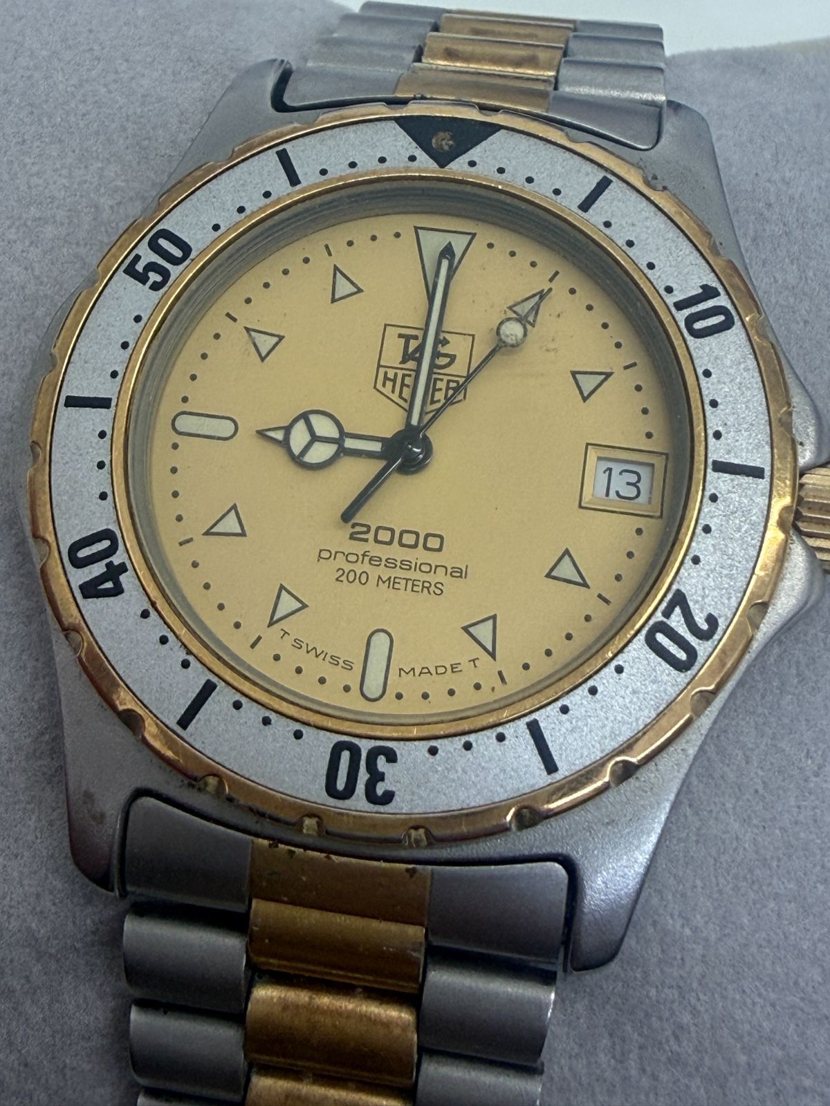 D【中古品】TAGHEUER タグホイヤー 2000 プロフェッショナル 974.006