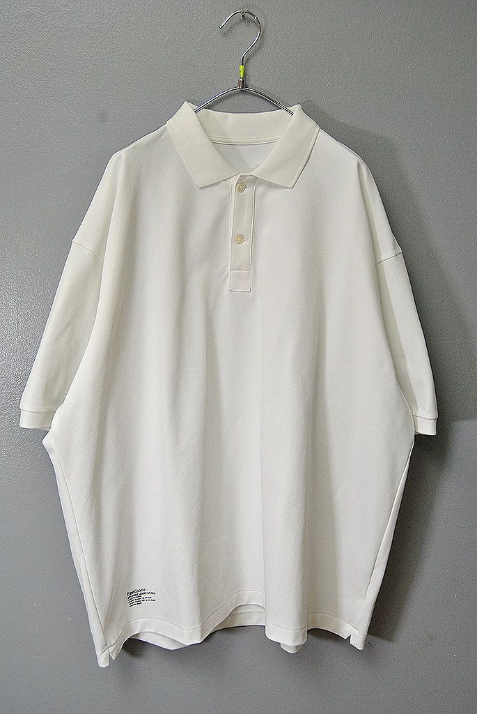 Fresh Service DRY PIQUE JERSEY S/S POLO #WHT フレッシュサービス ドライ ピケ ポロシャツ ホワイト L