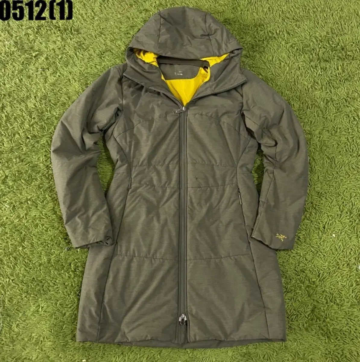 ARC'TERYX アークテリクス レディース ダウンジャケット ロング丈 カーキ色 S
