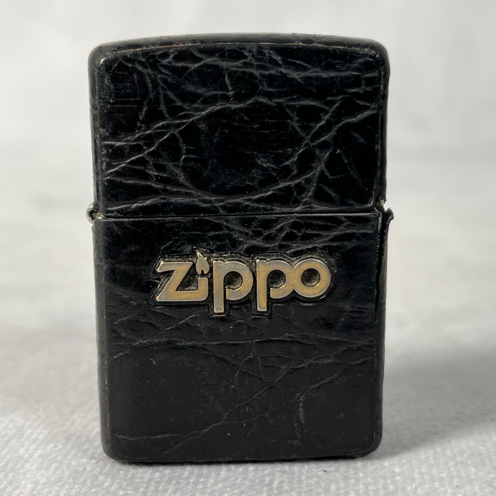 管2604-314】ZIPPO ジッポー オイルライター クロコダイル ワニ革 