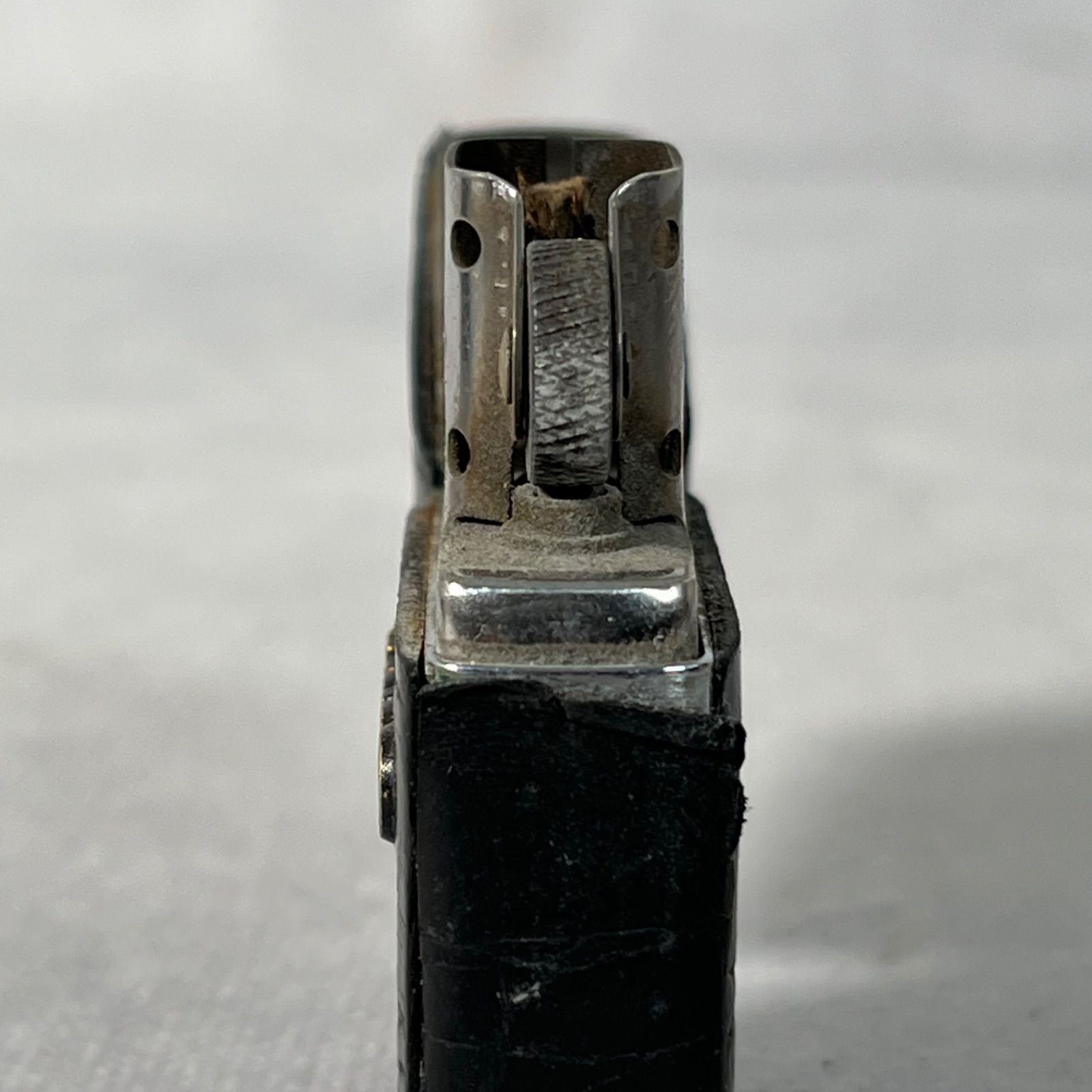 管2604-314】ZIPPO ジッポー オイルライター クロコダイル ワニ革 