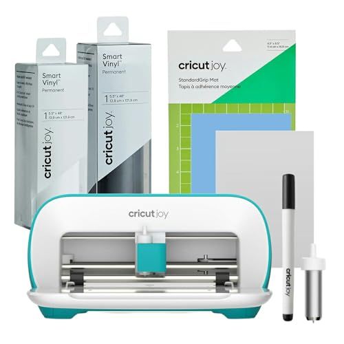 【国内正規品】 Cricut Joy (クリカット ジョイ) ビニール2種付属 ハンドメイド クラフト DIY ポータブル カッティングマシン/アイロン接着/ビニール/紙/ステッカー/Bluetooth 対応 (iOS/Android/Win 7ad902ce