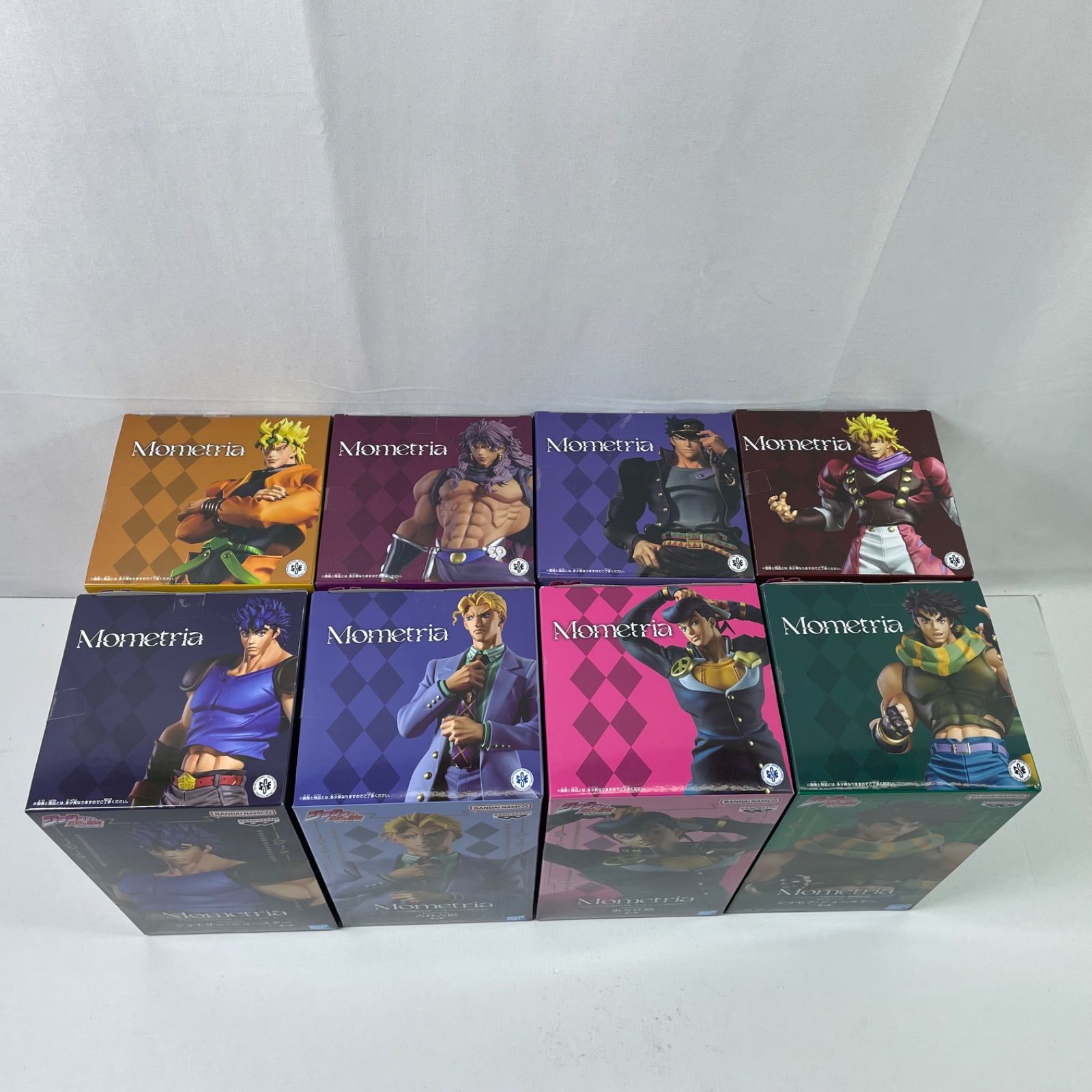 【新品未開封】 ジョジョの奇妙な冒険　8種　フィギュア セットMometria A3221・ジョジョの奇妙な冒険 未開封品 mometria 8種 コンプ