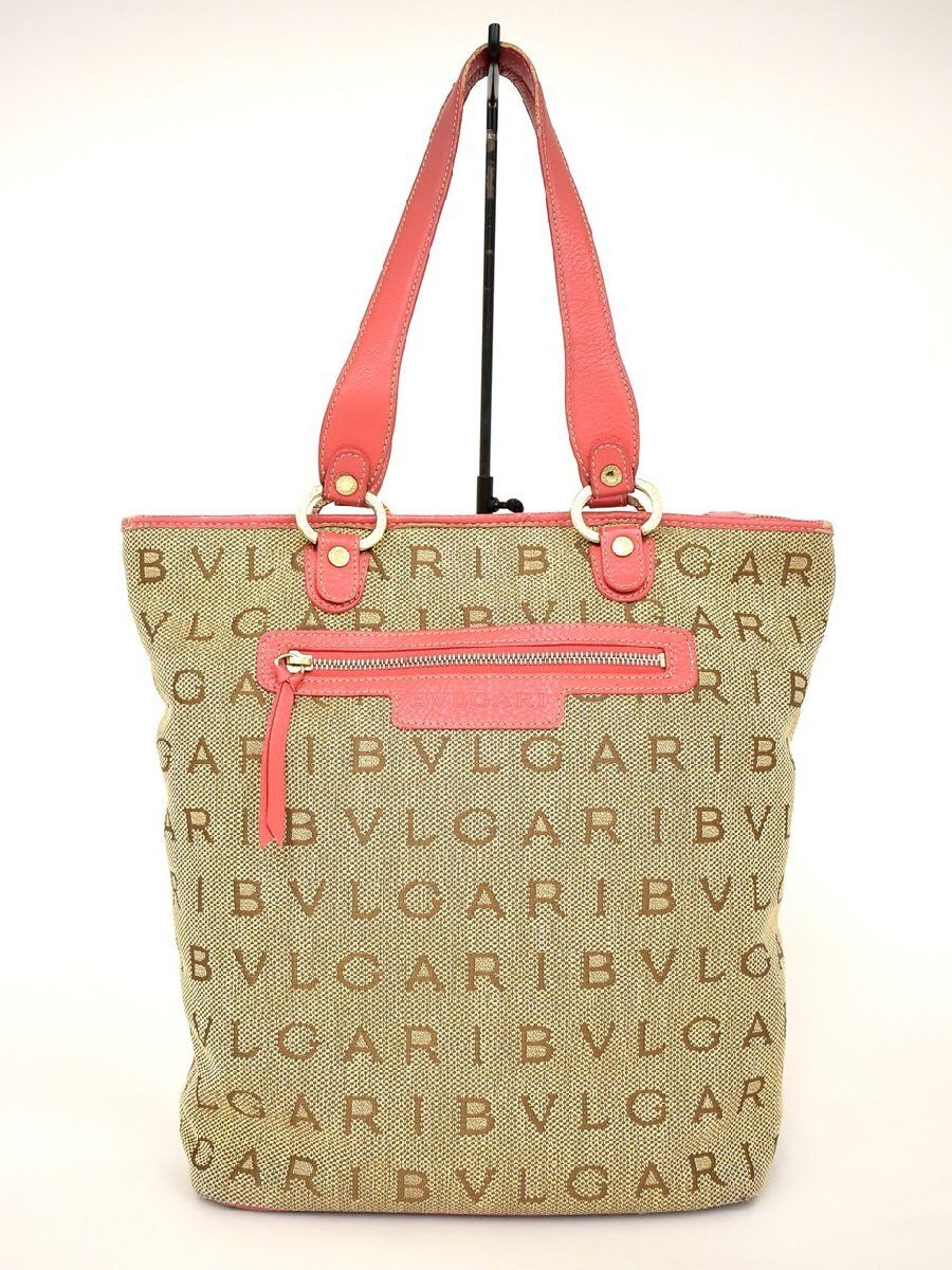 トートバッグ ブルガリ BVLGARI ロゴマニア 2412LBM009