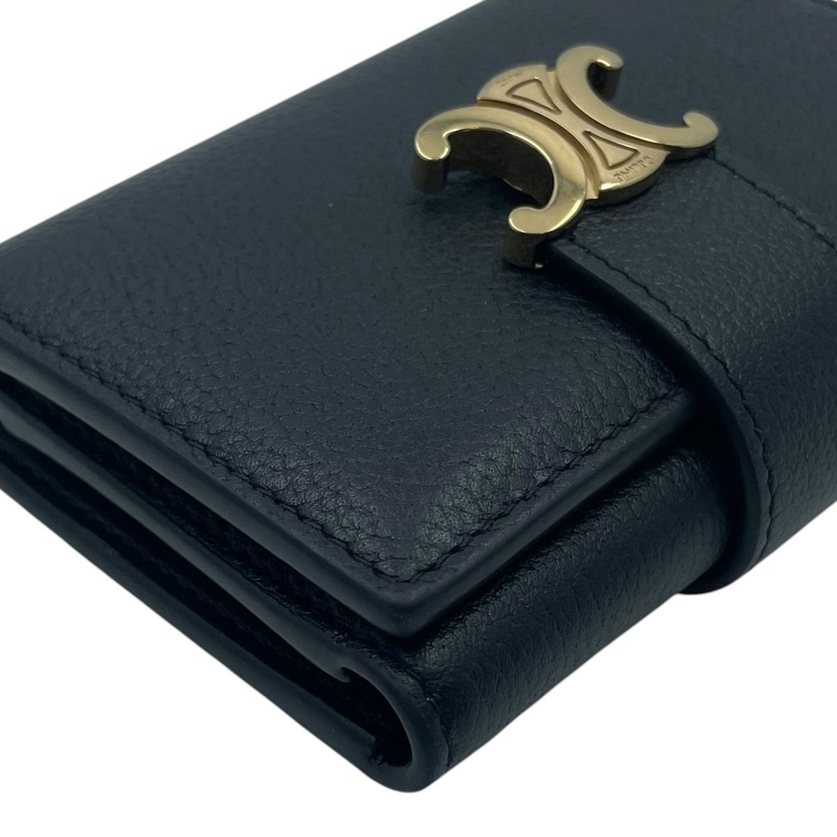 中古】 CELINE セリーヌ ファイン ストラップウォレット ニノ 