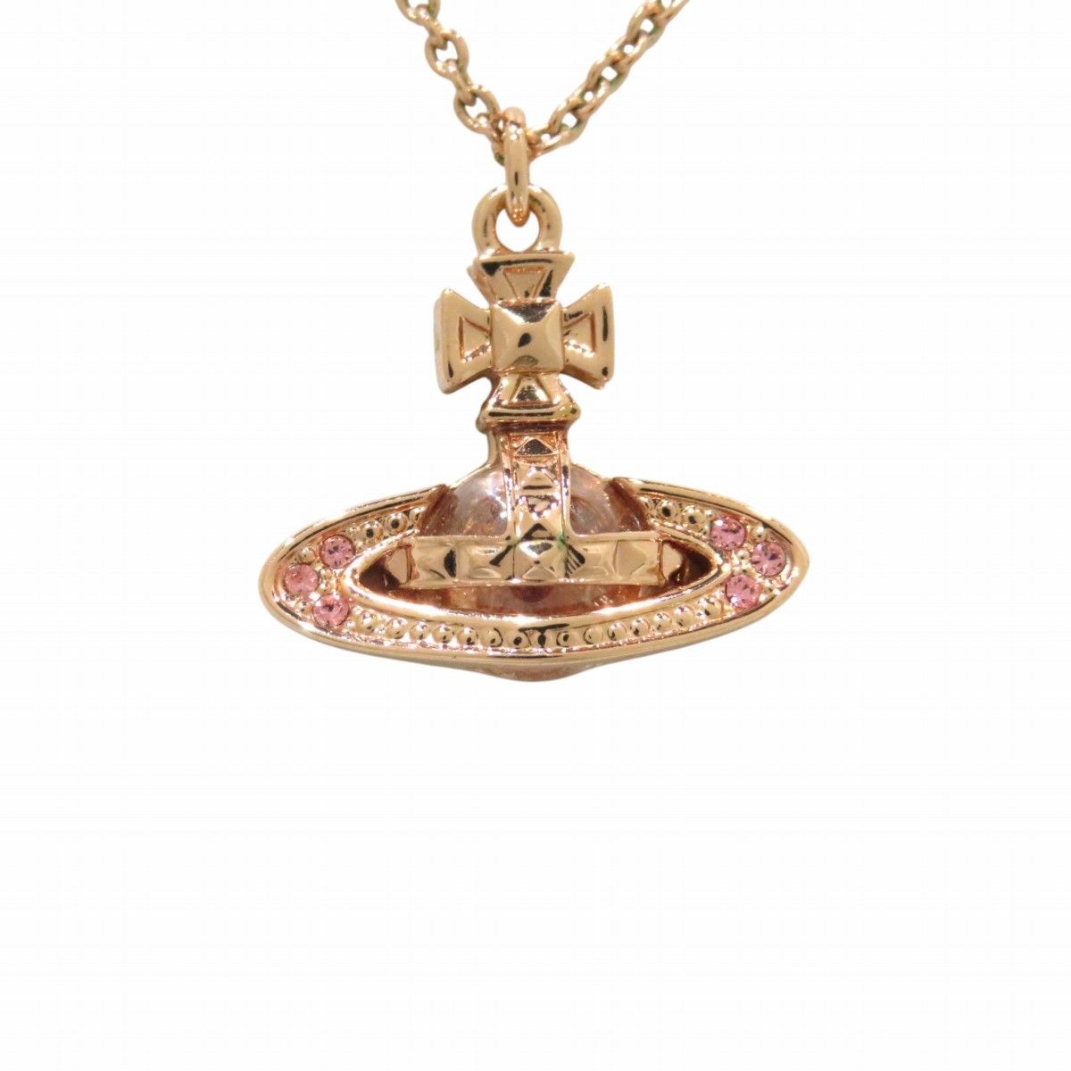 ヴィヴィアンウエストウッド Vivienne Westwood スモール バス レリーフ ペンダント ネックレス　アクセサリー 総重量約5.0g 約40cm GP