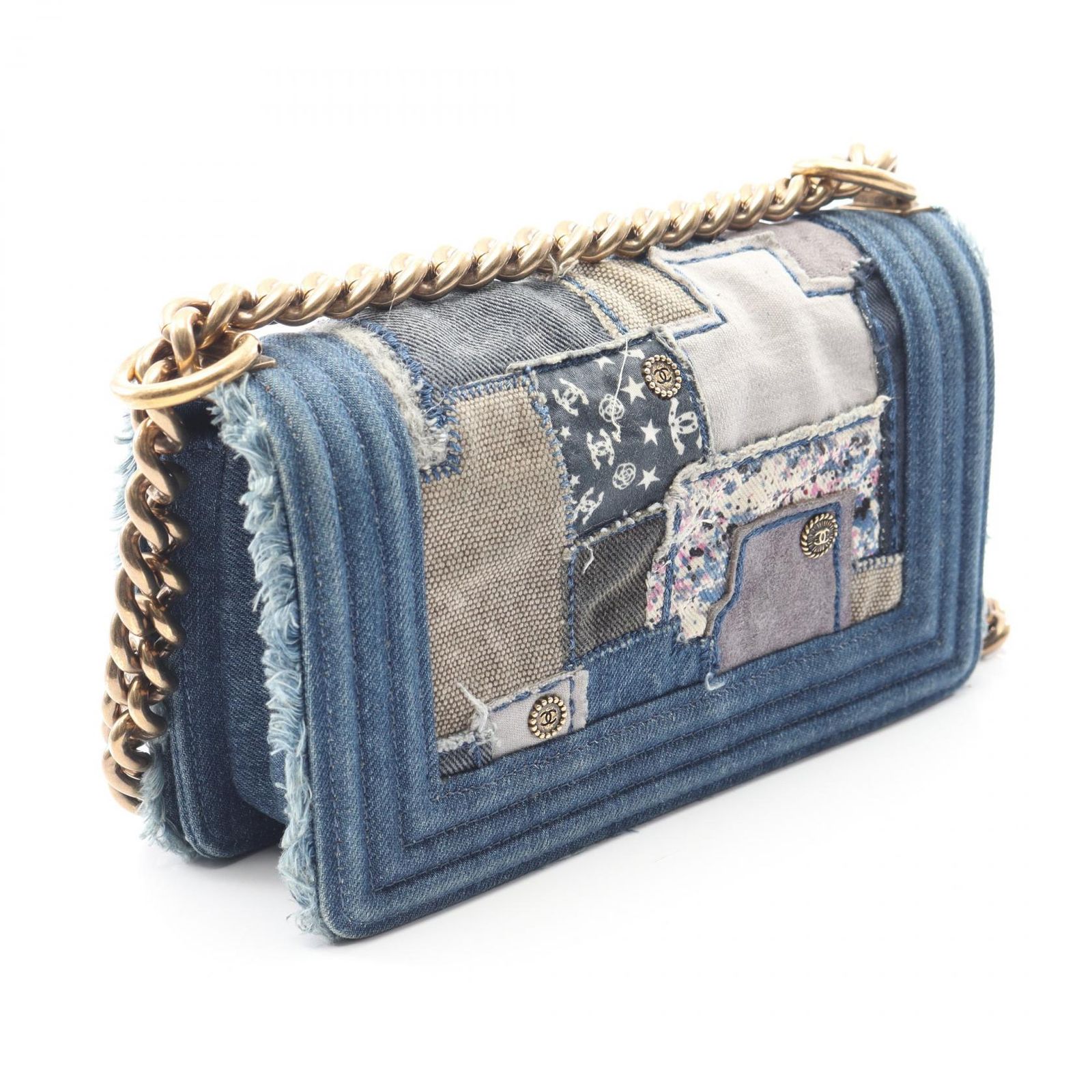 シャネル CHANEL ショルダーバッグ ボーイシャネル スモール パッチ