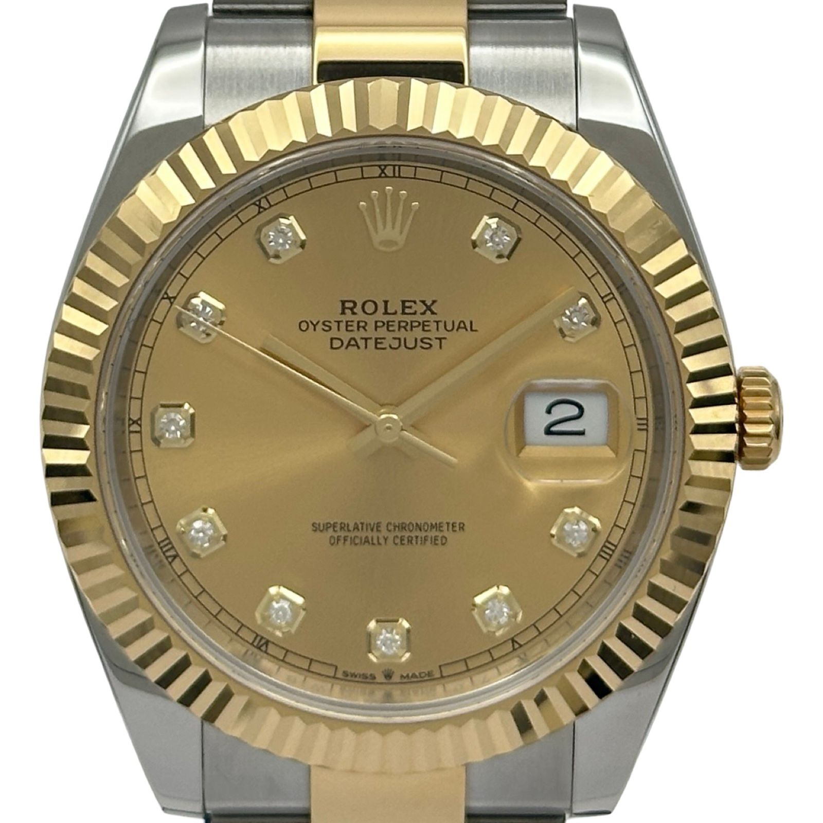ロレックス ROLEX デイトジャスト41 126333G ゴールド ゴールド 