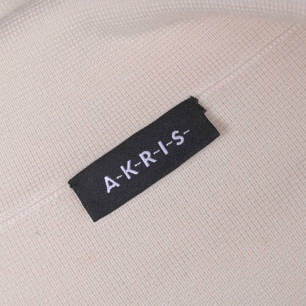 A-K-R-I-S- アクリス カシミヤ シルク ニット 長袖 カーディガン AKRIS カシミヤ シルク ストレッチ ボタンレス カーディガン - メルカリ